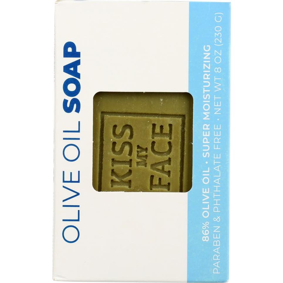 Jabón Kiss My Face Aceite de Oliva Puro 4x227g Sin Fragancia