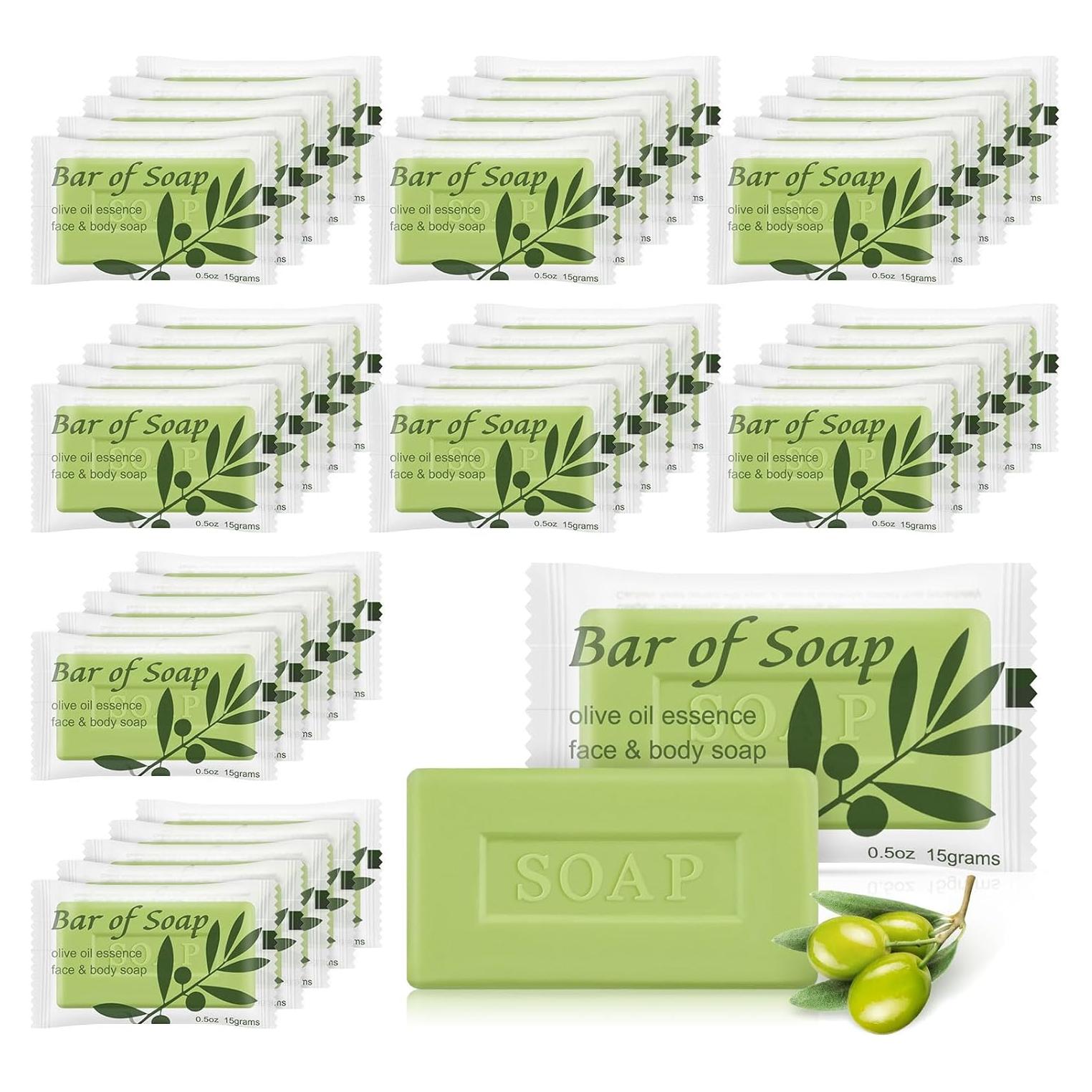 Jabón de Barra a Granel Skourvut 60 Unidades 15g Aceite de Oliva