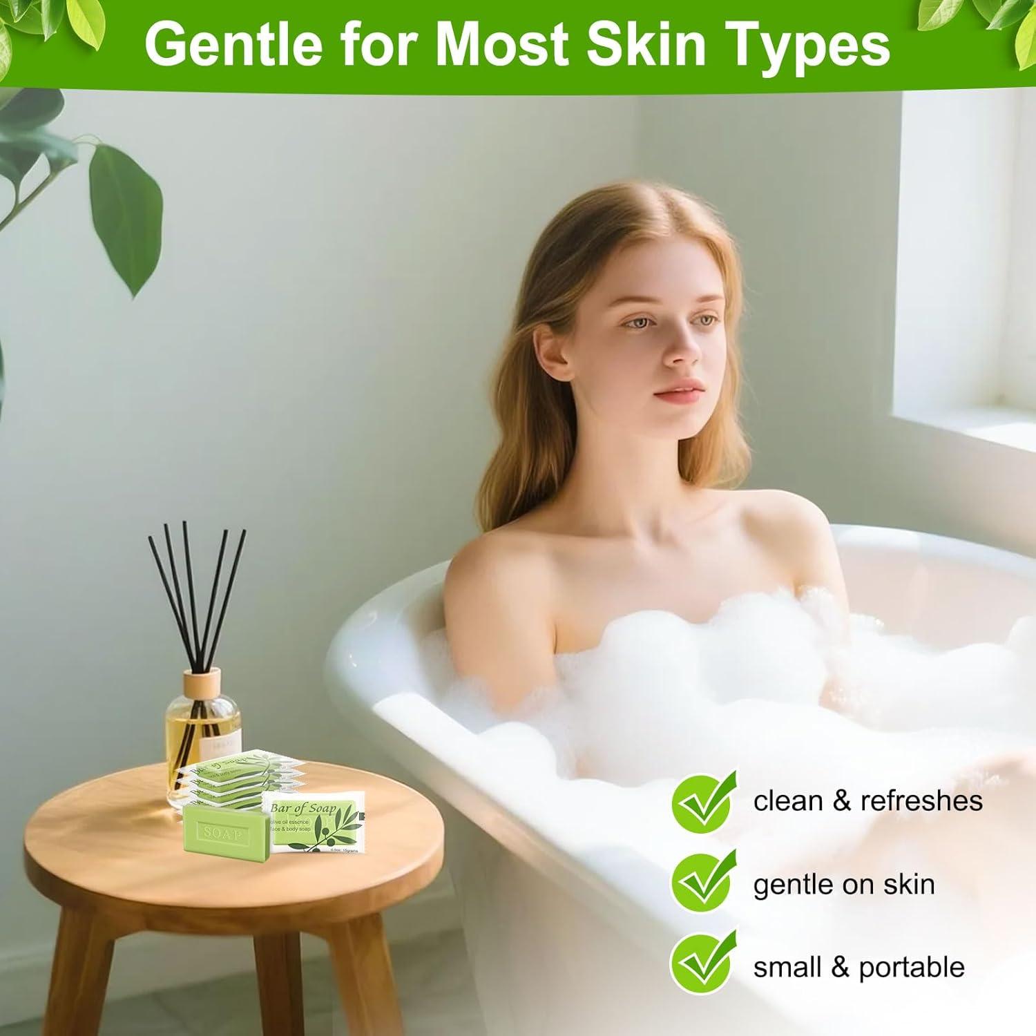 Jabón de Barra a Granel Skourvut 60 Unidades 15g Aceite de Oliva