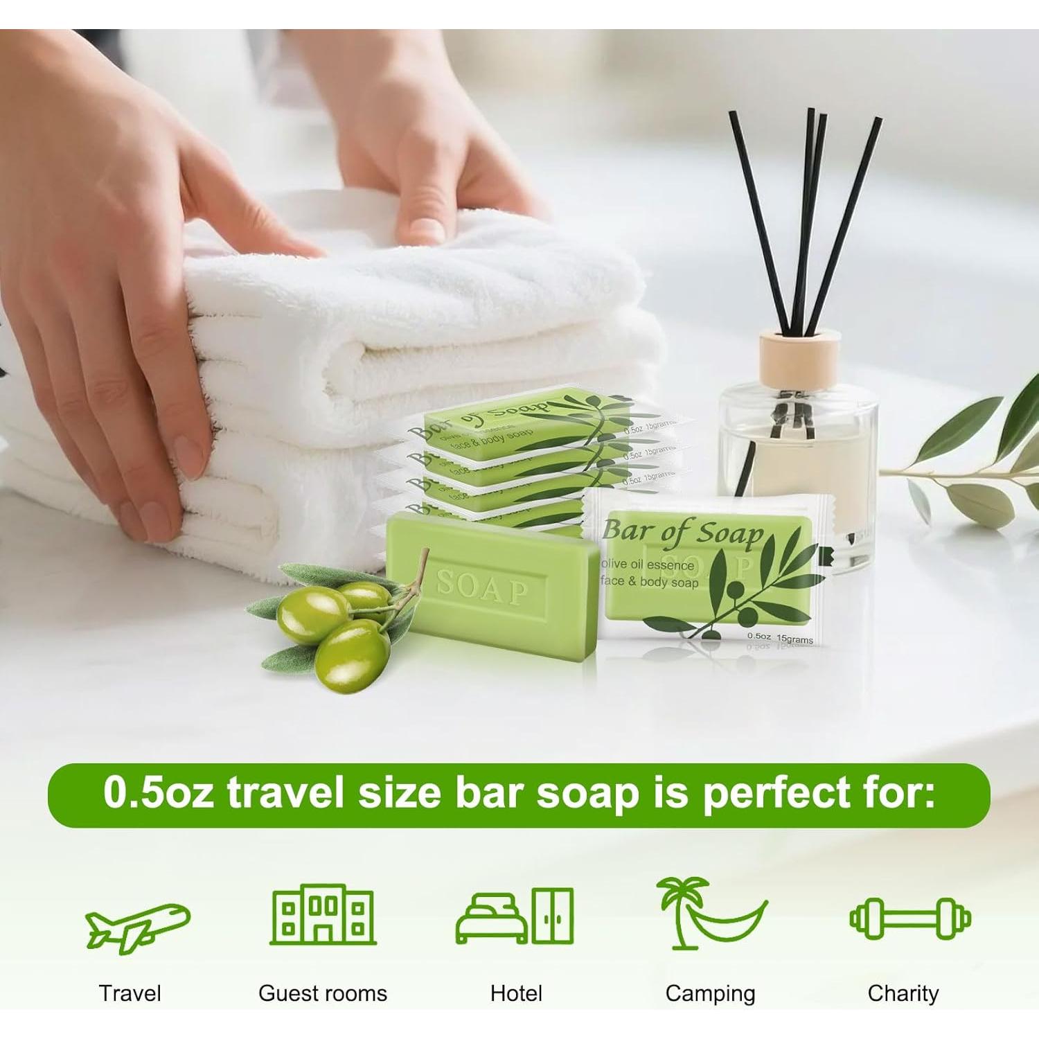 Jabón de Barra a Granel Skourvut 60 Unidades 15g Aceite de Oliva