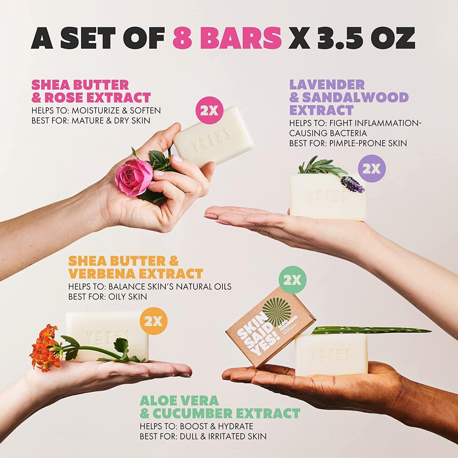 Set de 8 Jabones Orgánicos Skin Said Yes - Natural y Vegano