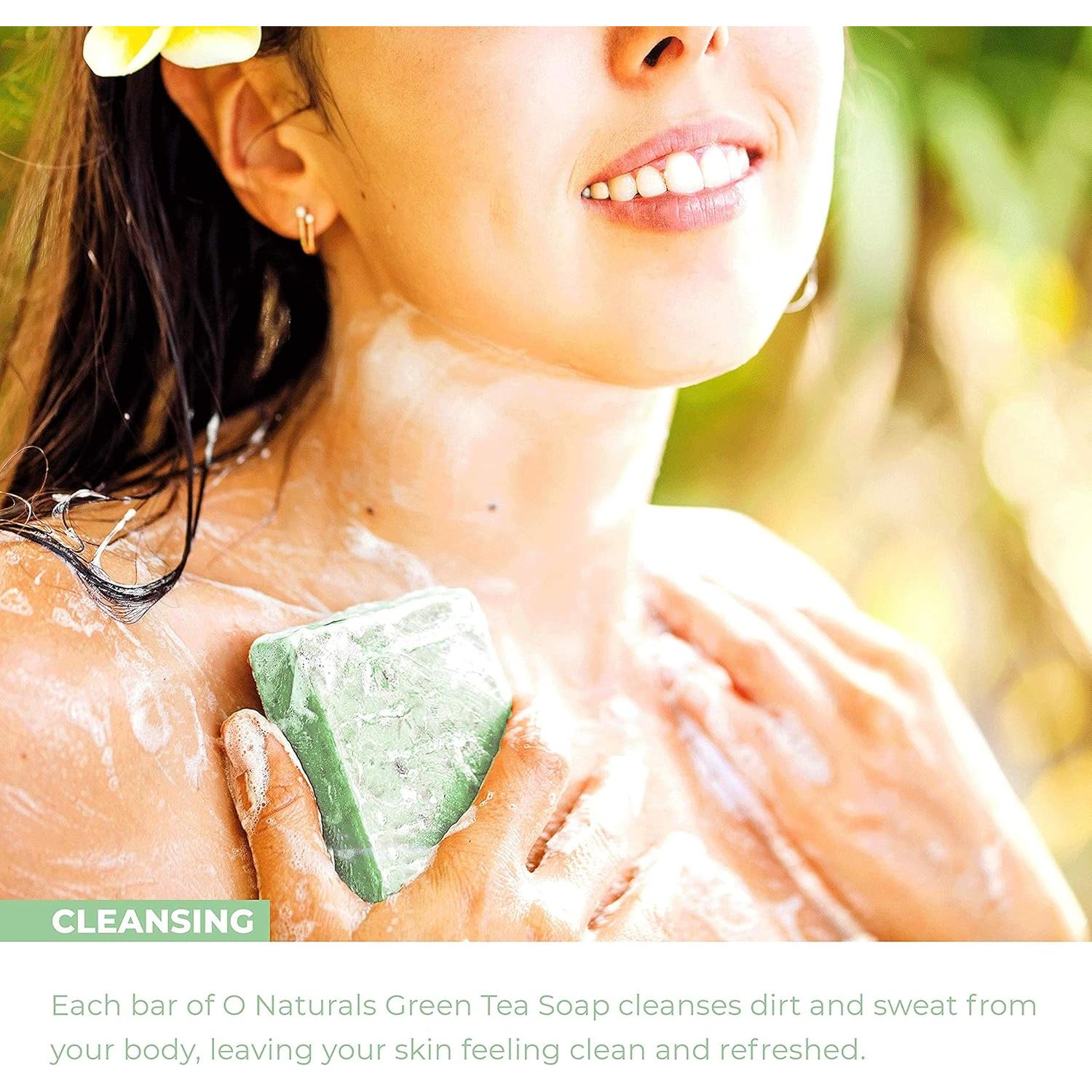 Set de Jabón Natural O Naturals - Té Verde 6 Piezas 737g