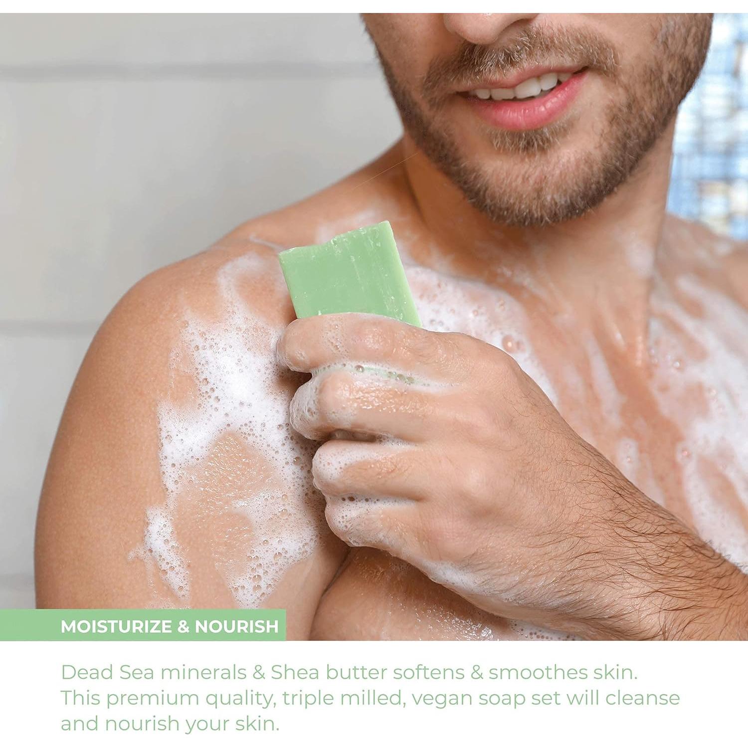 Set de Jabón Natural O Naturals - Té Verde 6 Piezas 737g