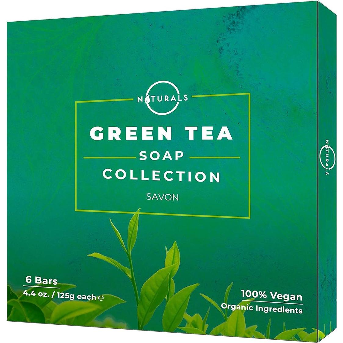 Set de Jabón Natural O Naturals - Té Verde 6 Piezas 737g