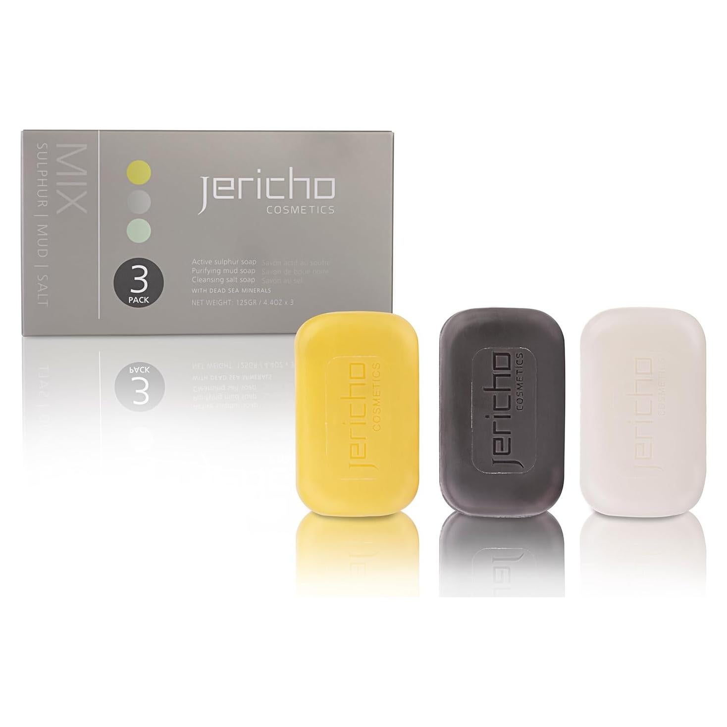 Paquete de Jabones de Mar Muerto Jericho - 3 Jabones 125g