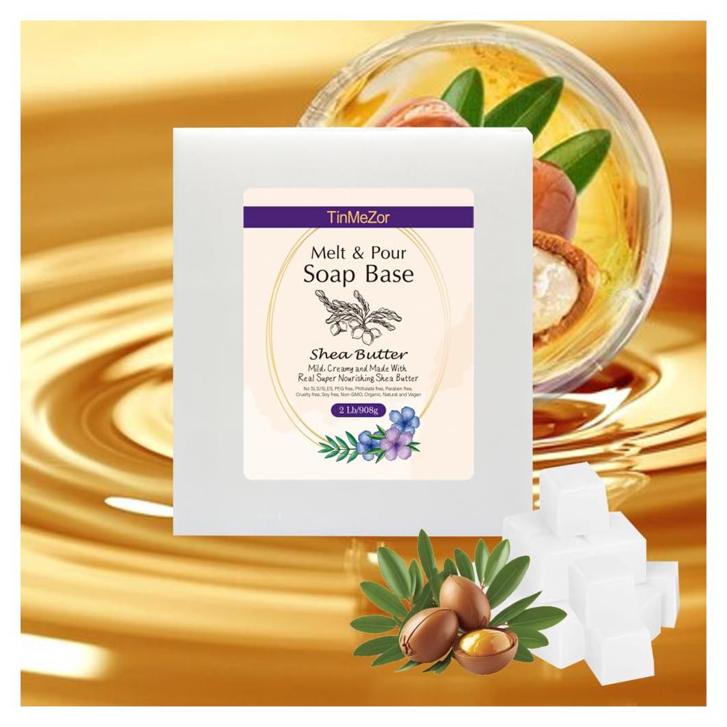 Base de Jabón de Manteca de Karité 0.91kg Sin Fragancia