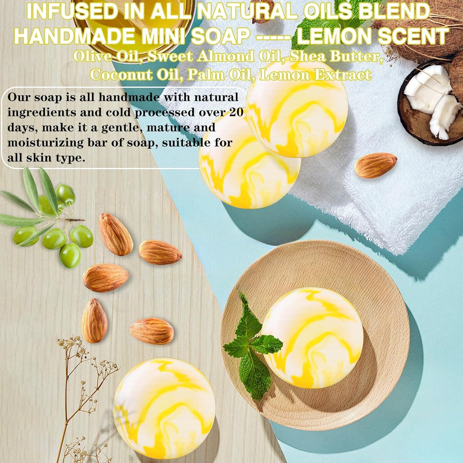 Jabón de Viaje 25g Umpeimvon Limón Ecológico Hecho a Mano