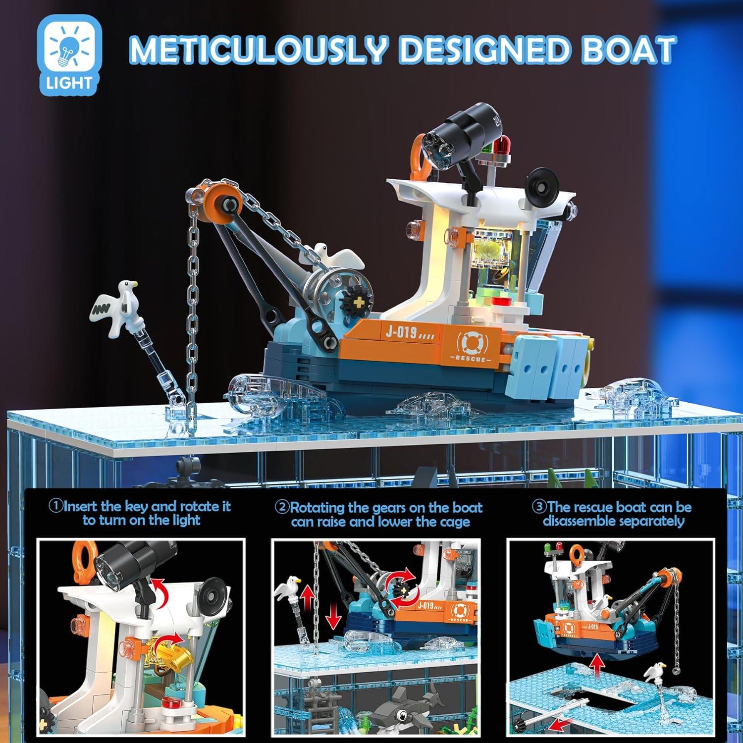 Juego de Bloques de Construcción Acuático BeepZipp 830PCS