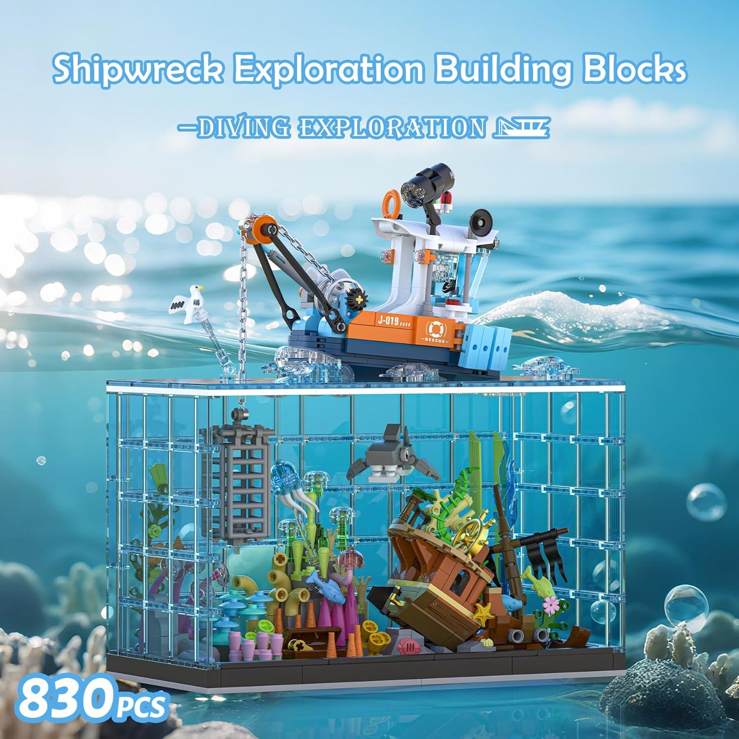Juego de Bloques de Construcción Acuático BeepZipp 830PCS