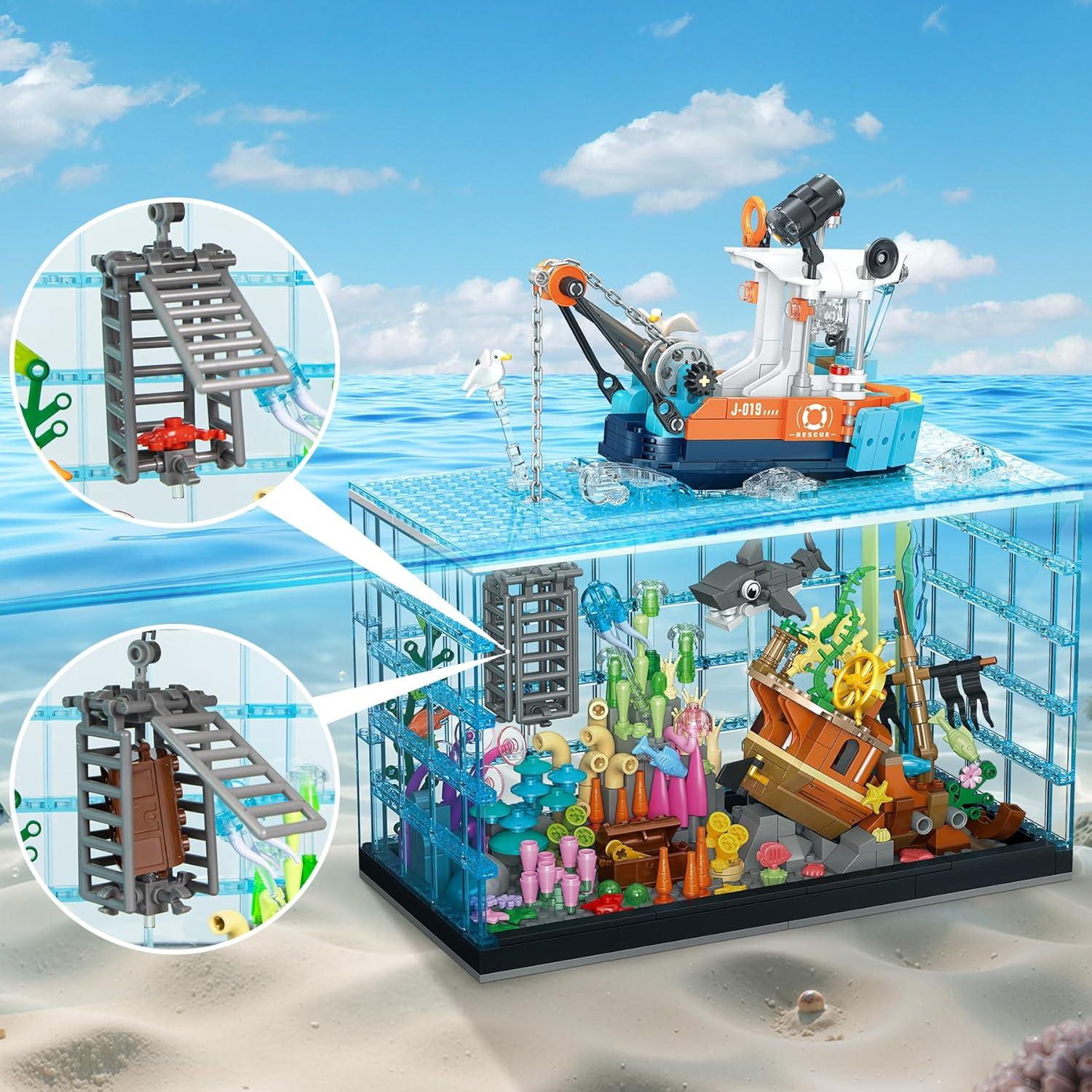 Juego de Bloques de Construcción Acuático BeepZipp 830PCS