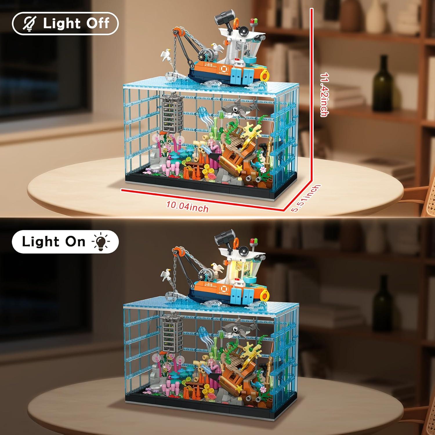 Juego de Bloques de Construcción Acuático BeepZipp 830PCS