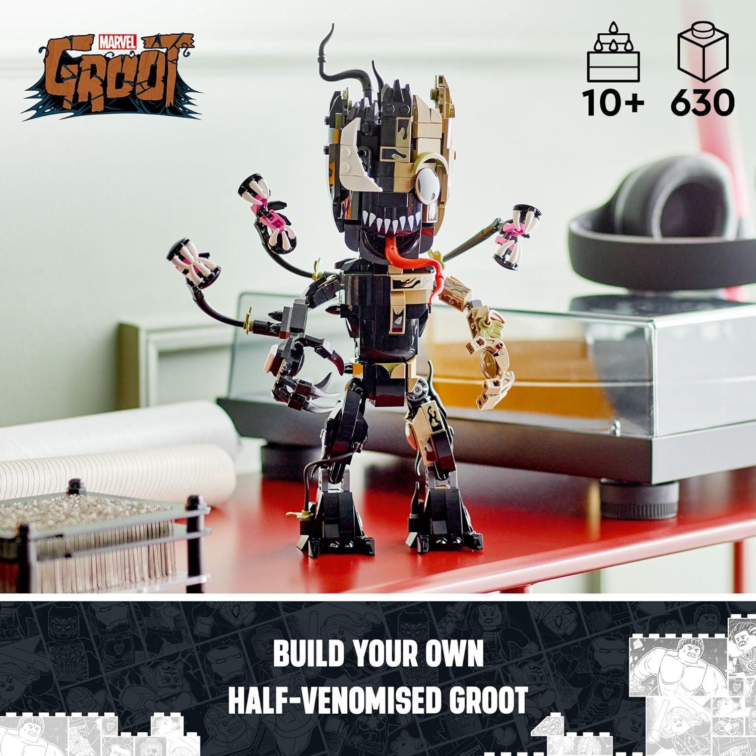 LEGO Marvel Groot Venomizado 76249 Juguete Transformable 27 cm