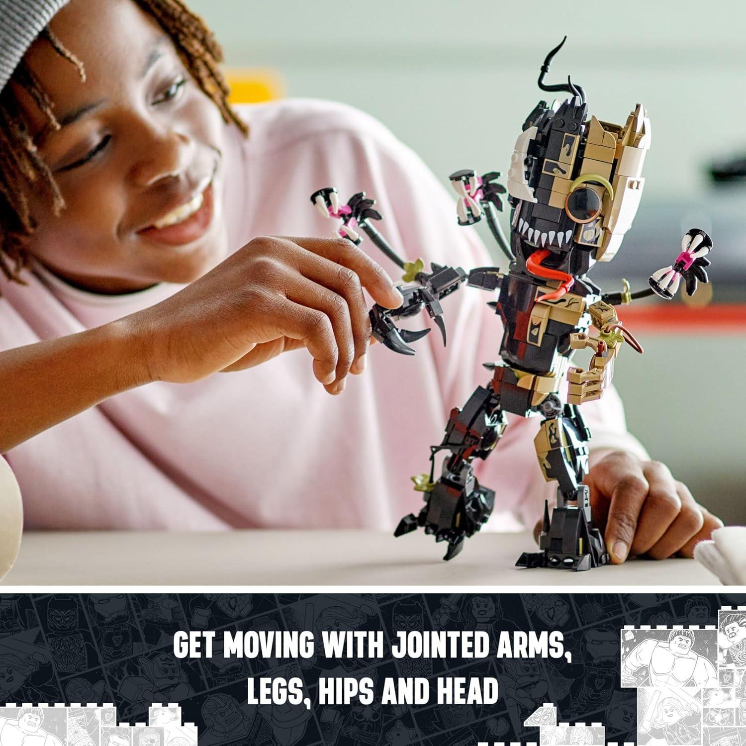 LEGO Marvel Groot Venomizado 76249 Juguete Transformable 27 cm