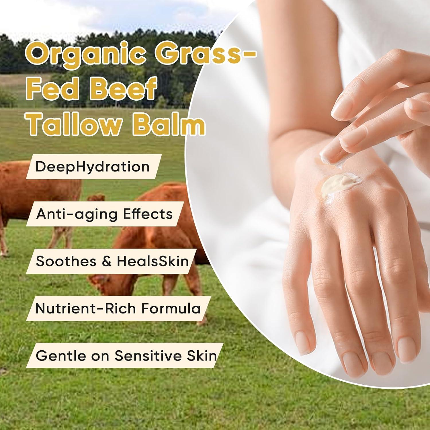 Bálsamo Hidratante de Grasa de Res Orgánica 167g - WNOHIQ