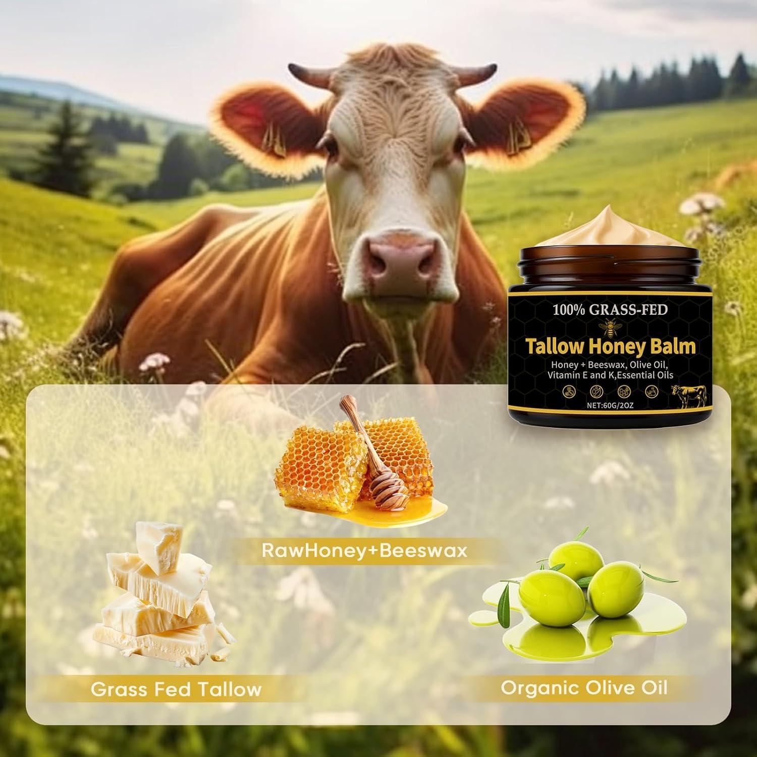 Bálsamo Hidratante de Grasa de Res Orgánica 167g - WNOHIQ