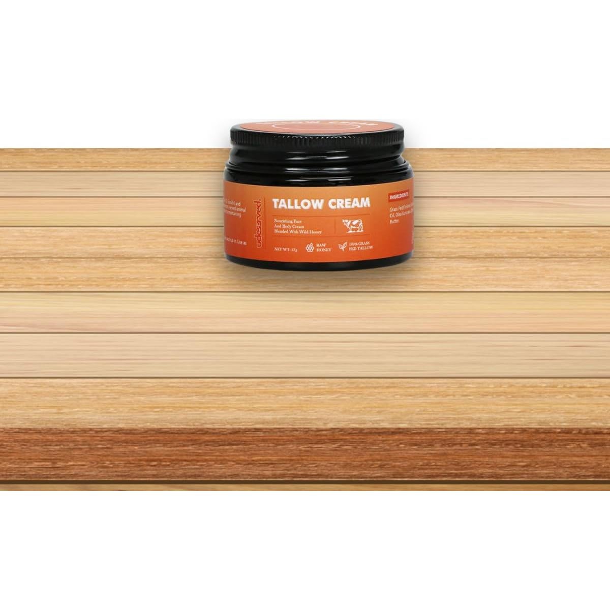 Crema Hidratante Udeserved con Sebo, Aceite de Oliva y Miel - 37g