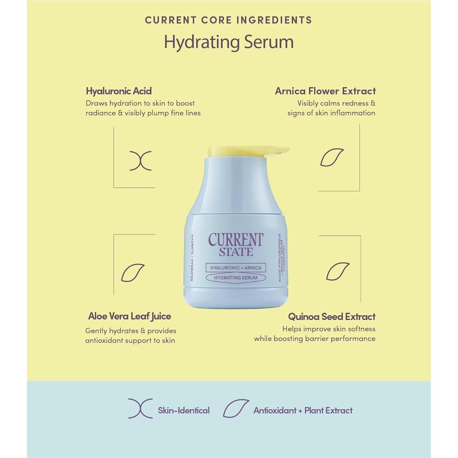 Suero Hidratante Ácido Hialurónico + Árnica 29.57 ml