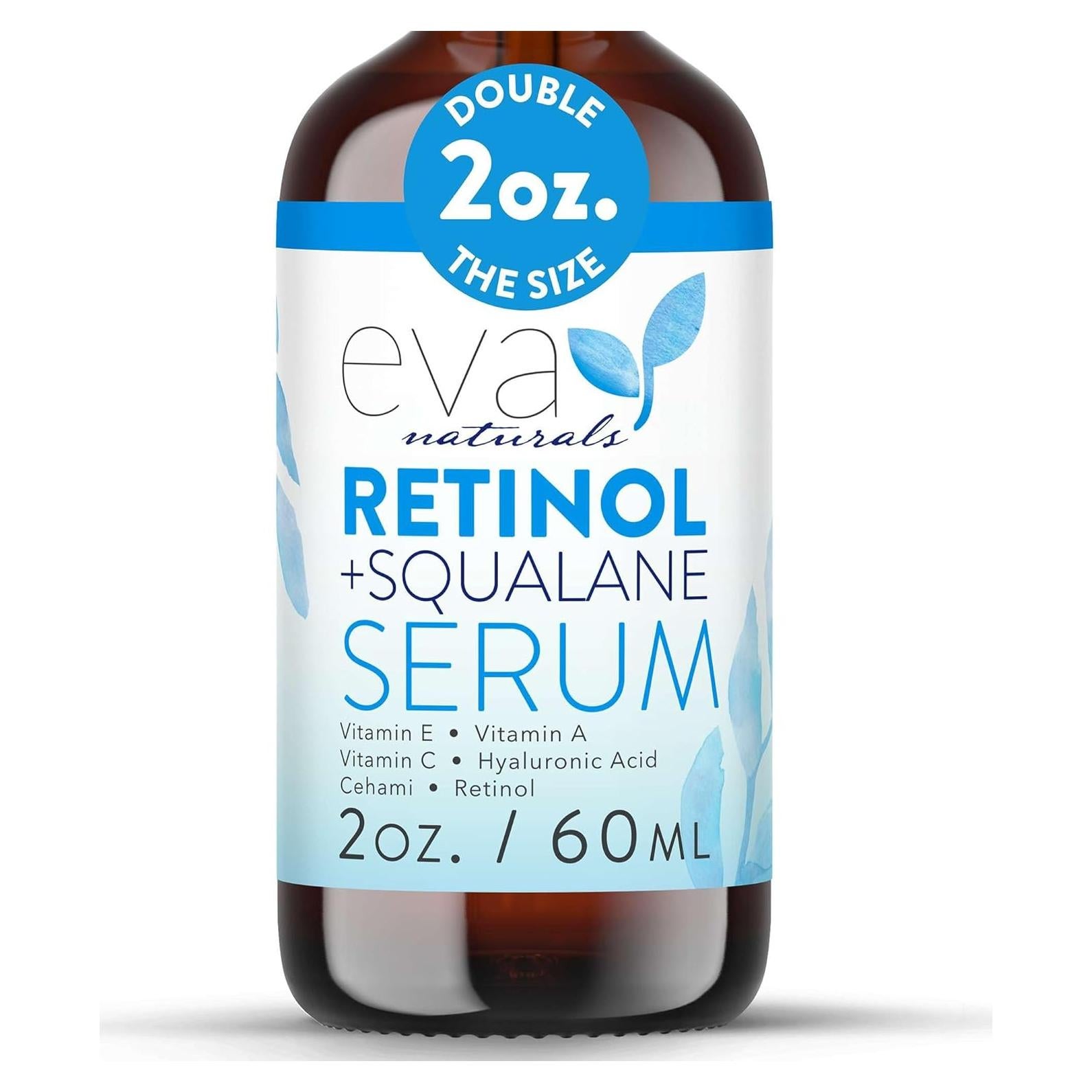 Suero Facial Antienvejecimiento Eva Naturals 59 ml Retinol Escualano