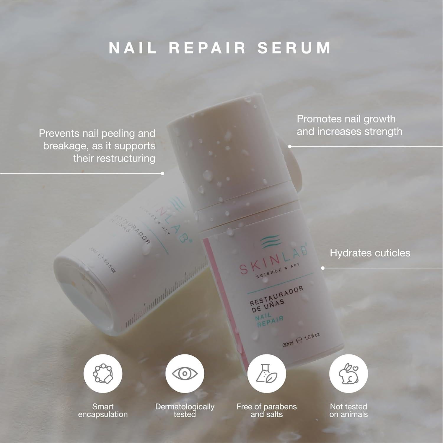 Suero Reparador de Uñas Skinlab - Fortalecedor Hipoalergénico