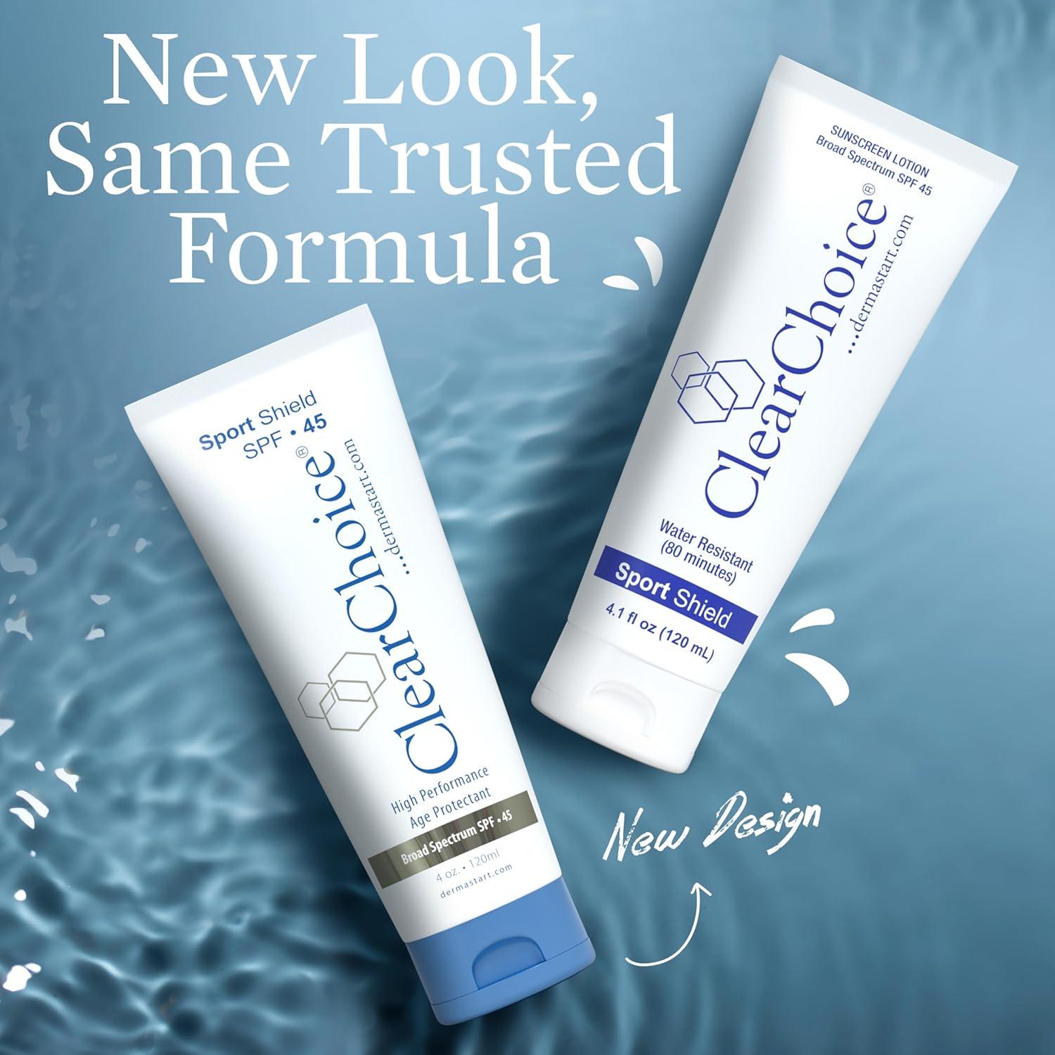 Protector Solar Clear Choice SPF 45 118ml Hidratante Libre de Aceite