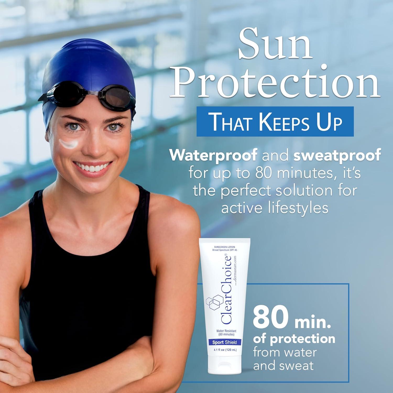 Protector Solar Clear Choice SPF 45 118ml Hidratante Libre de Aceite