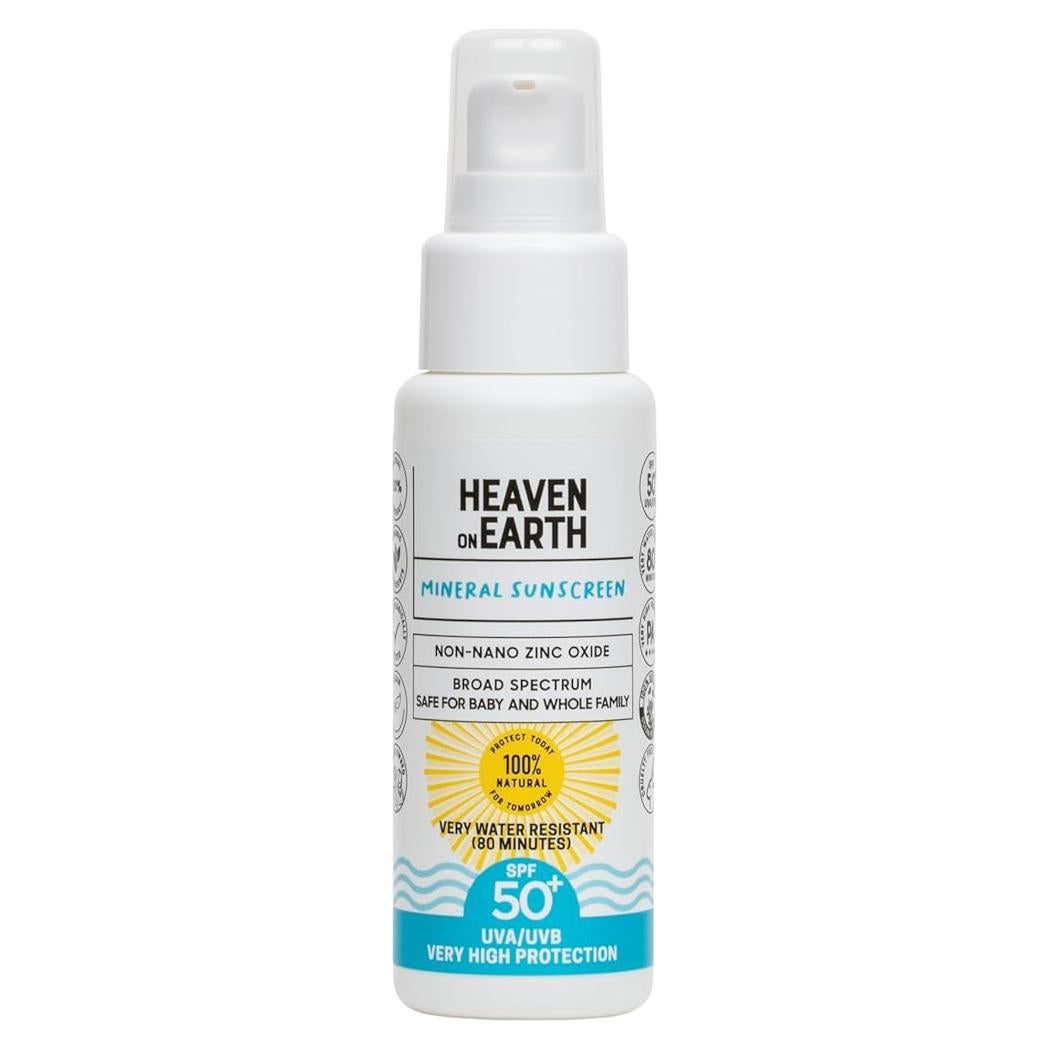 Protector Solar Mineral SPF 50+ Heaven on Earth 50ml