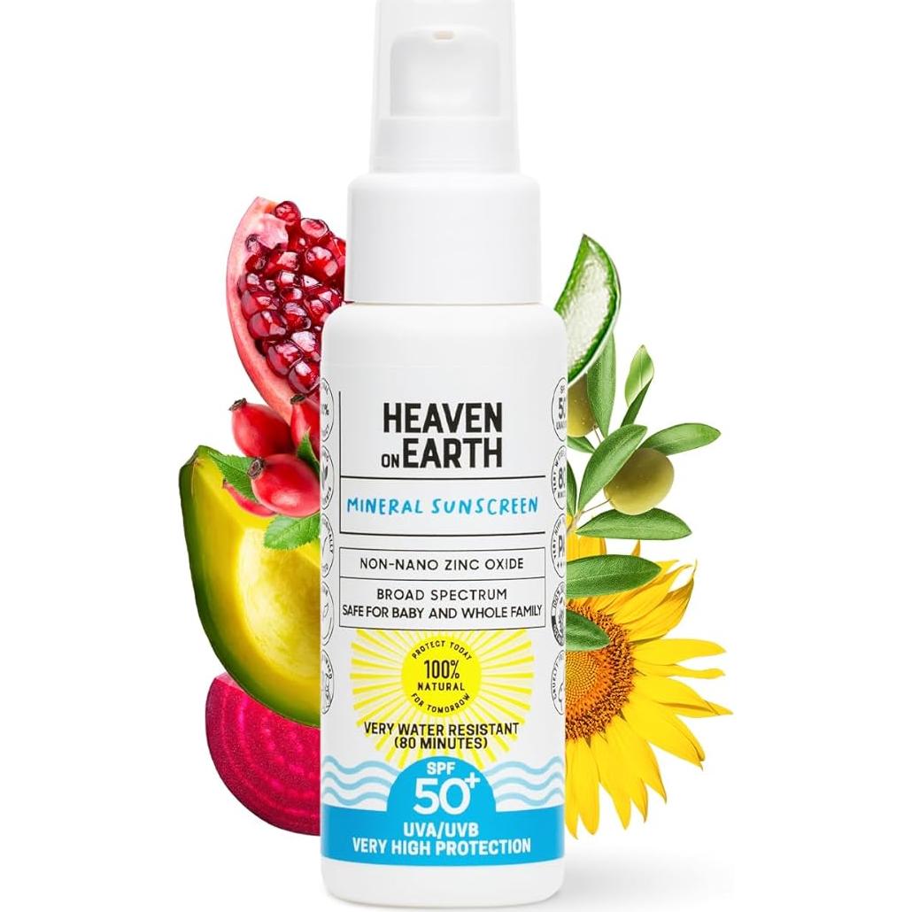 Protector Solar Mineral SPF 50+ Heaven on Earth 50ml