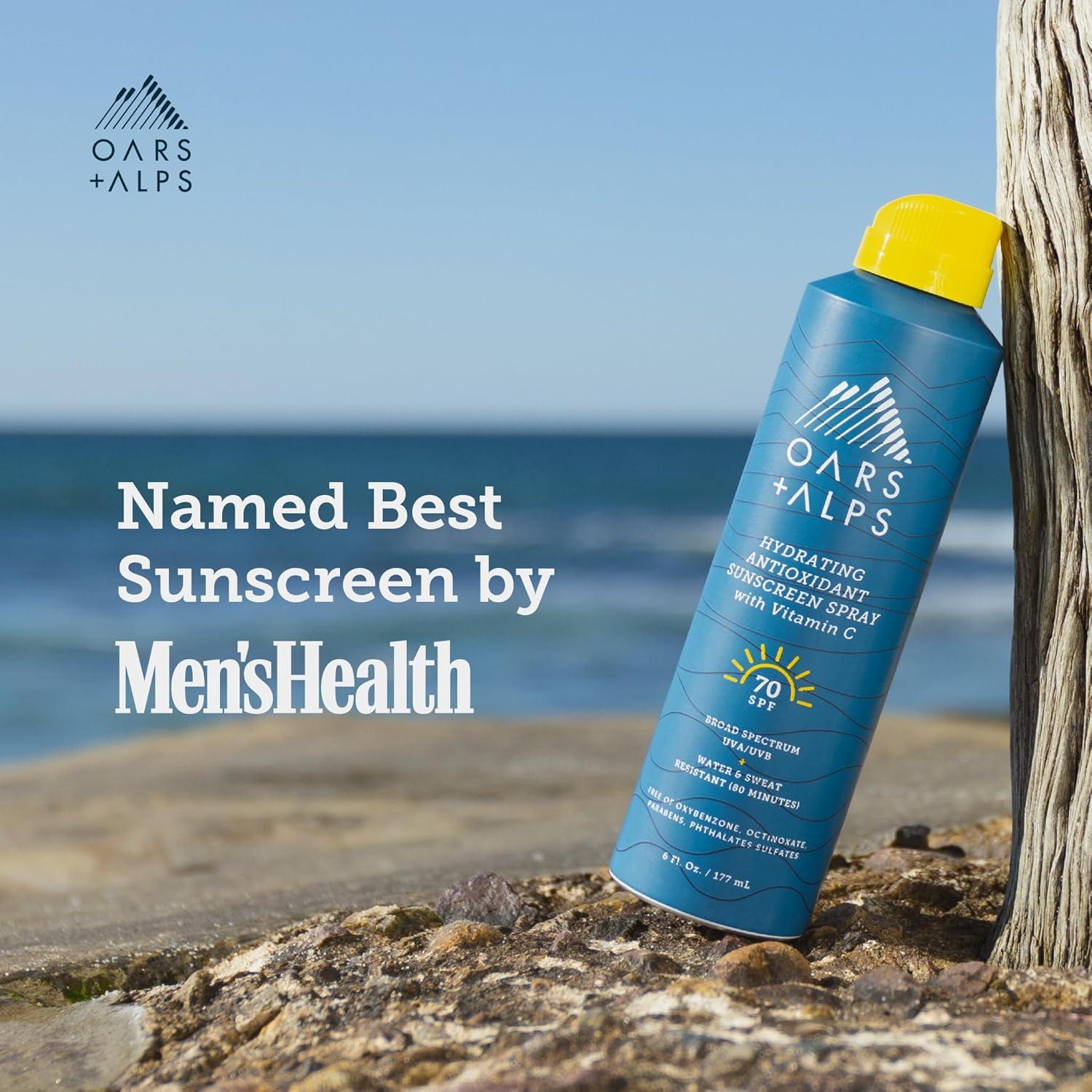 Spray Solar Hidratante Oars + Alps SPF 70, 170 g, Paquete de 2