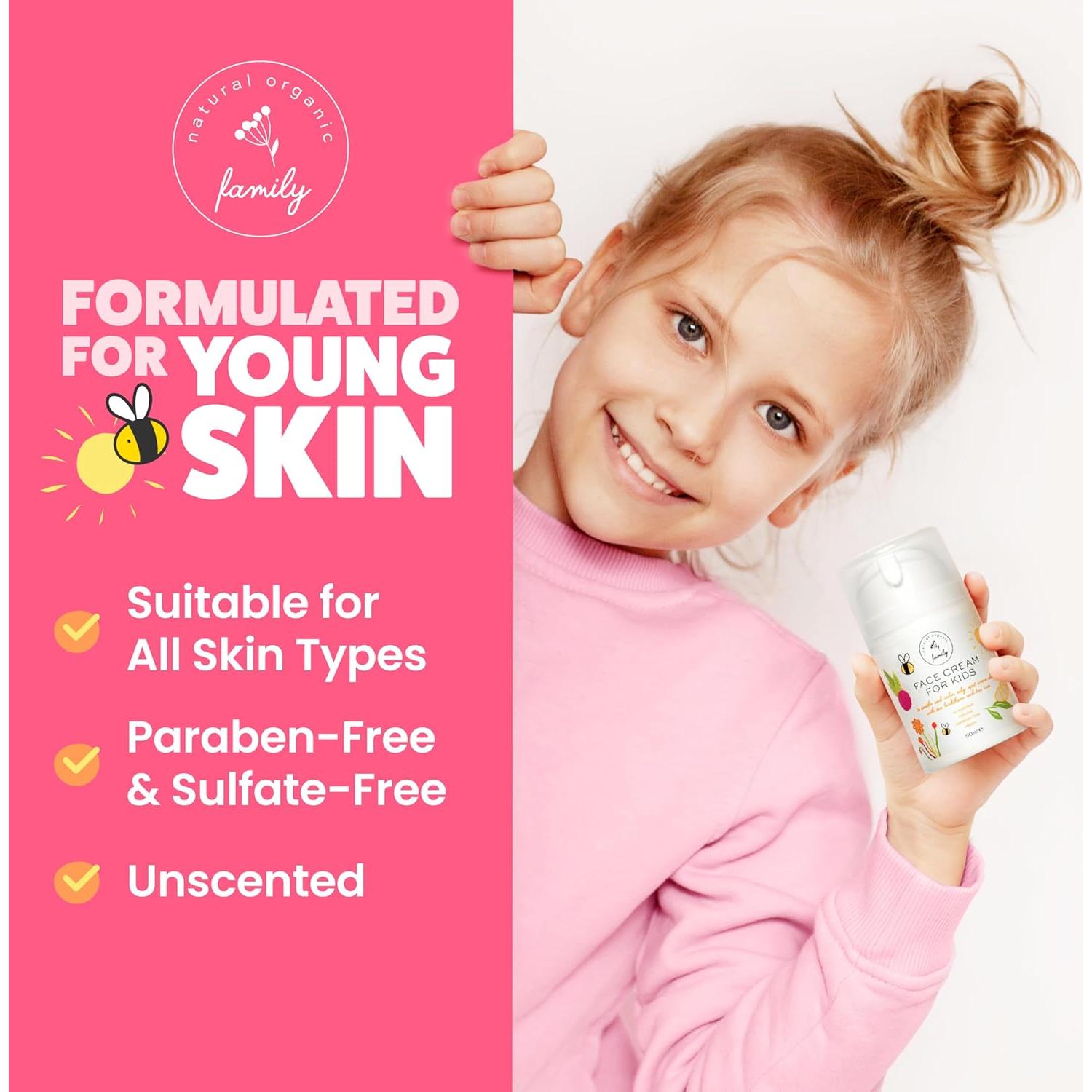 Protector Solar Hidratante para Niños SPF 30 - Orgánico