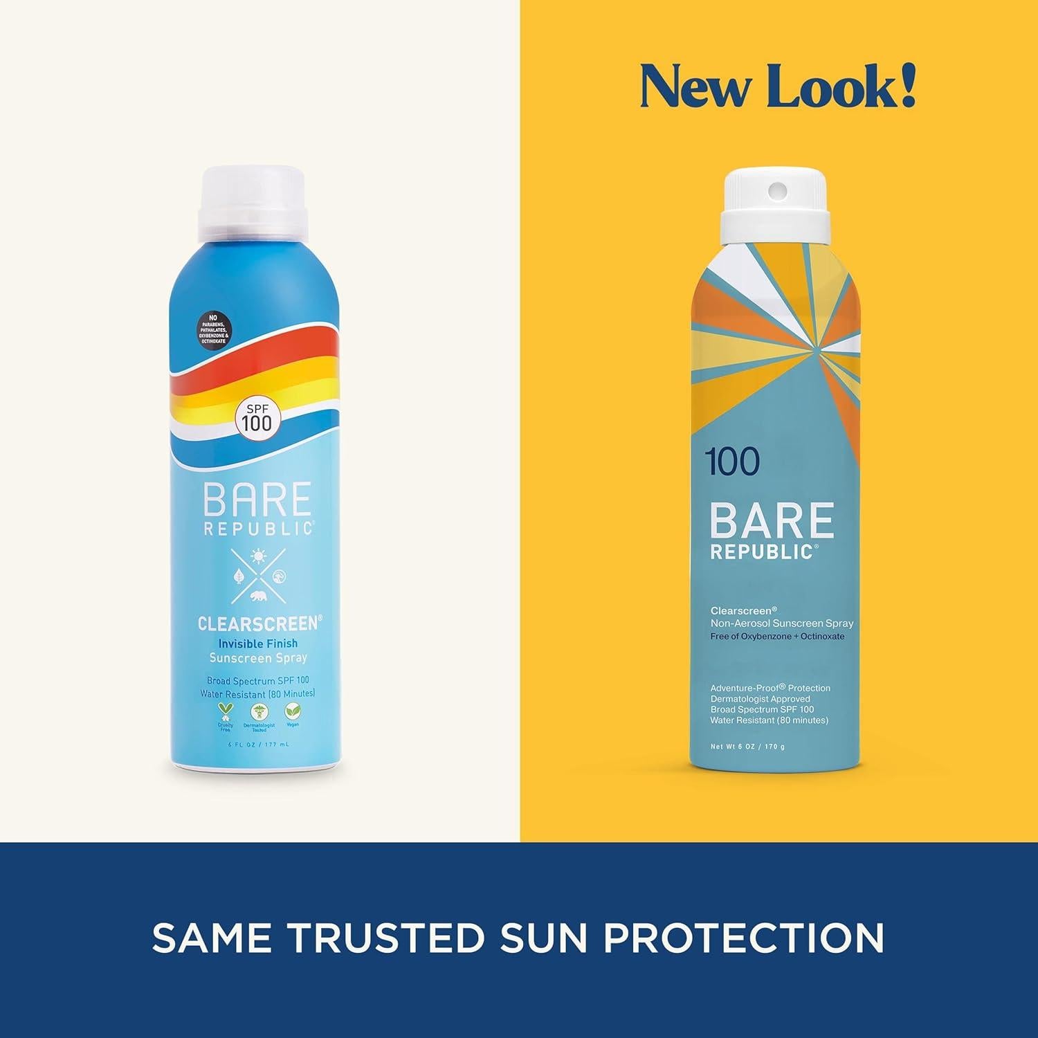 Protector Solar Spray Bare Republic Clearscreen SPF 100 - 177 ml