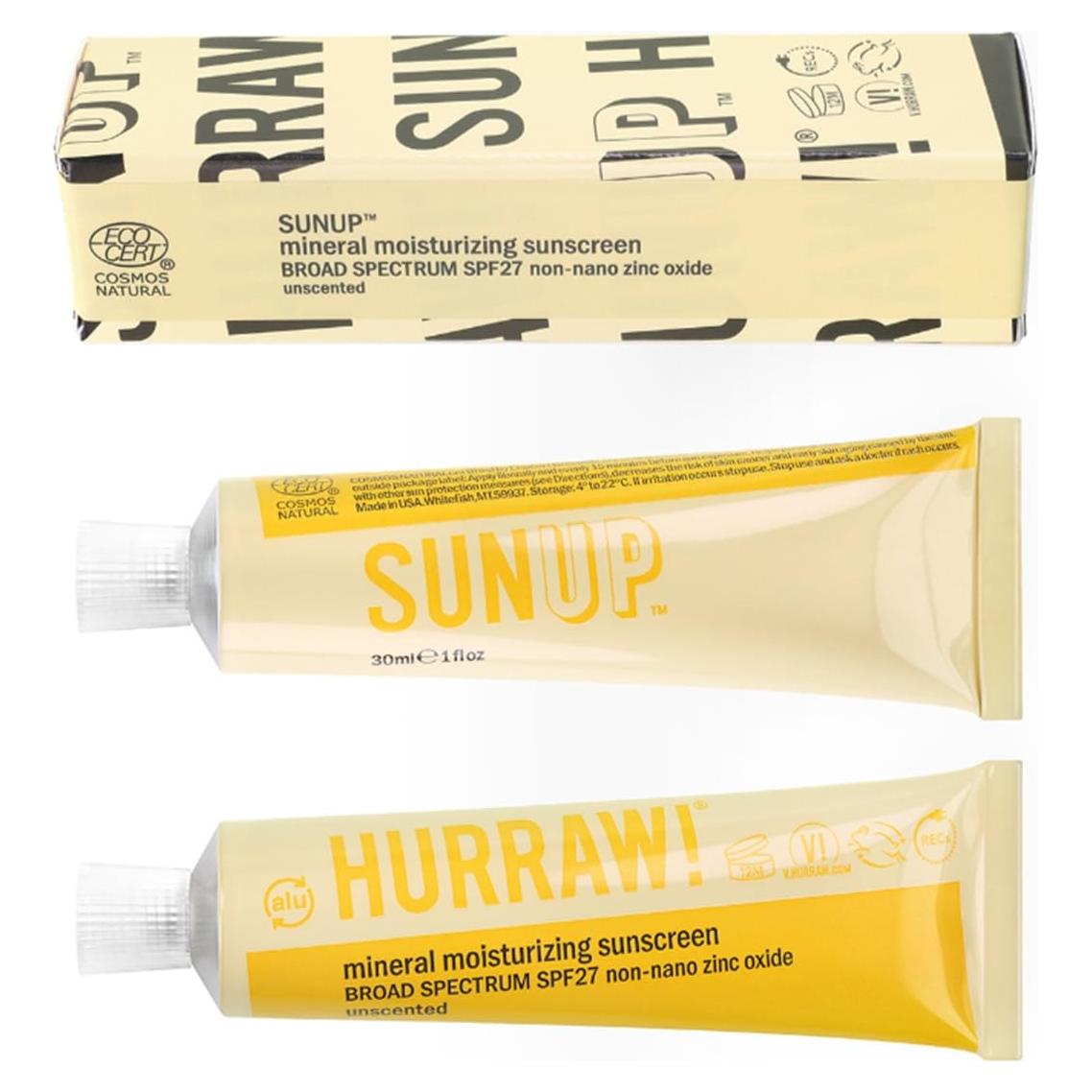 Protector Solar Mineral Hurraw! SUNUP SPF 27 - 100% Natural