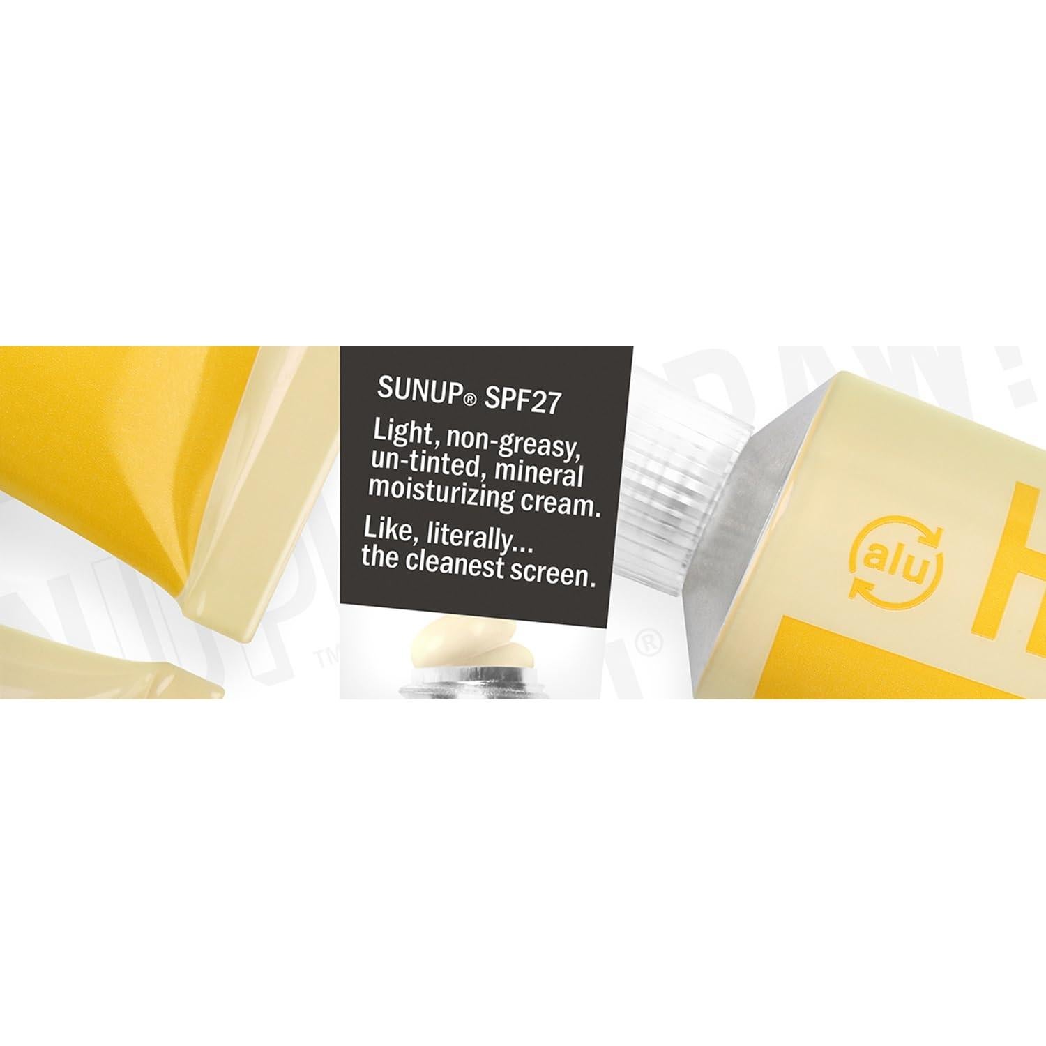 Protector Solar Mineral Hurraw! SUNUP SPF 27 - 100% Natural