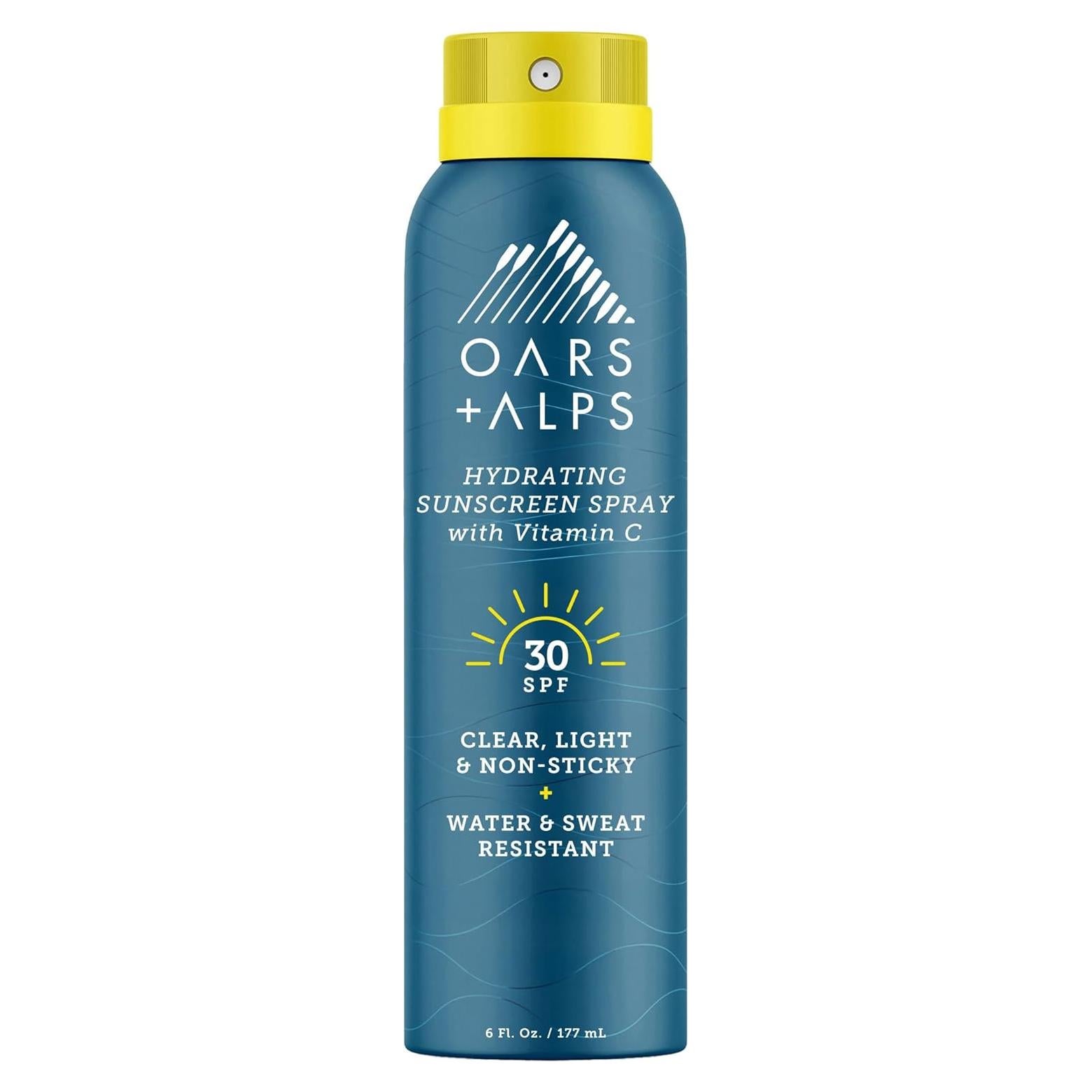 Spray Solar Hidratante Oars + Alps SPF 30 170 g - Resistente al Agua
