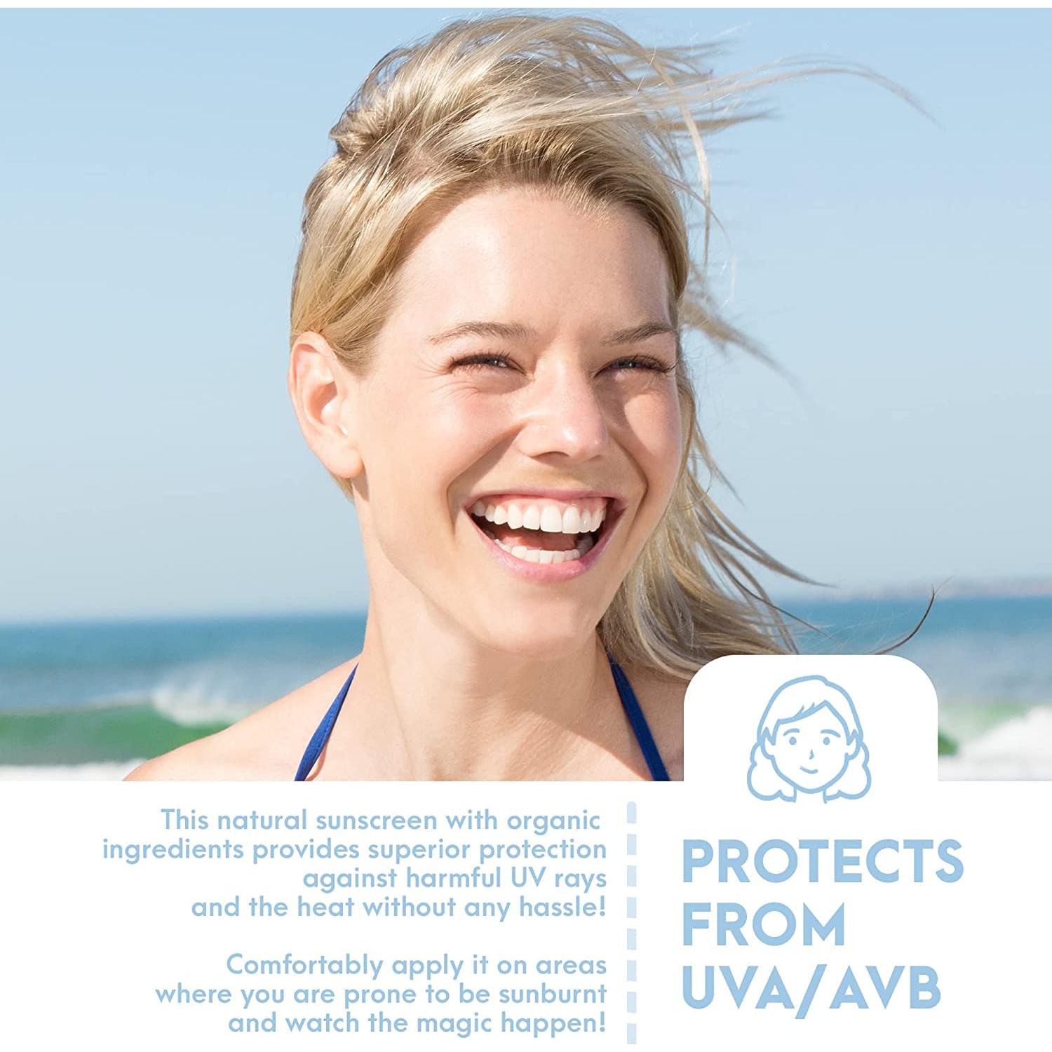 Protector Solar Natural SPF8 Vegano 170g - Cuidado de la Piel