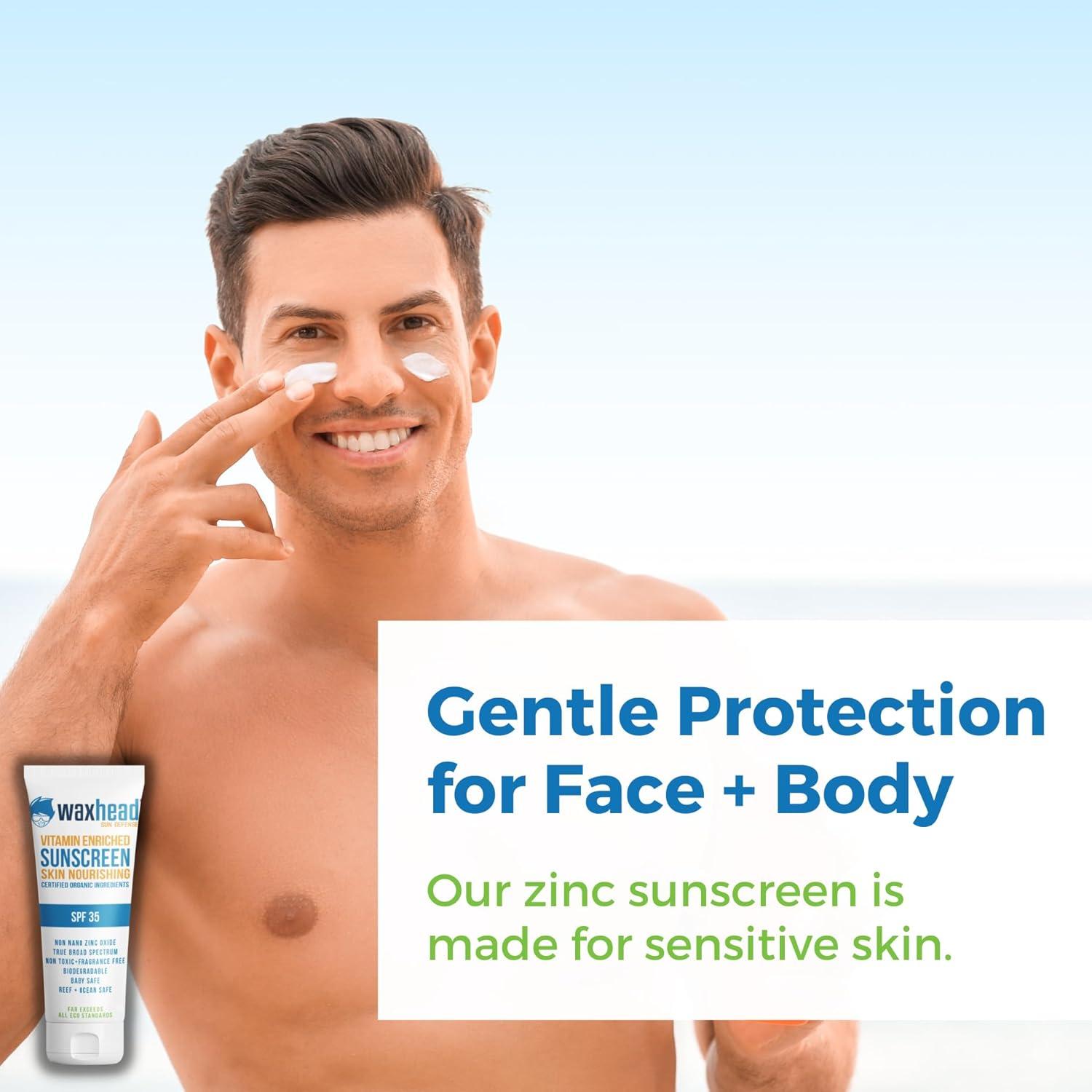 Protector Solar Mineral Waxhead 113g - Óxido de Zinc No Nano