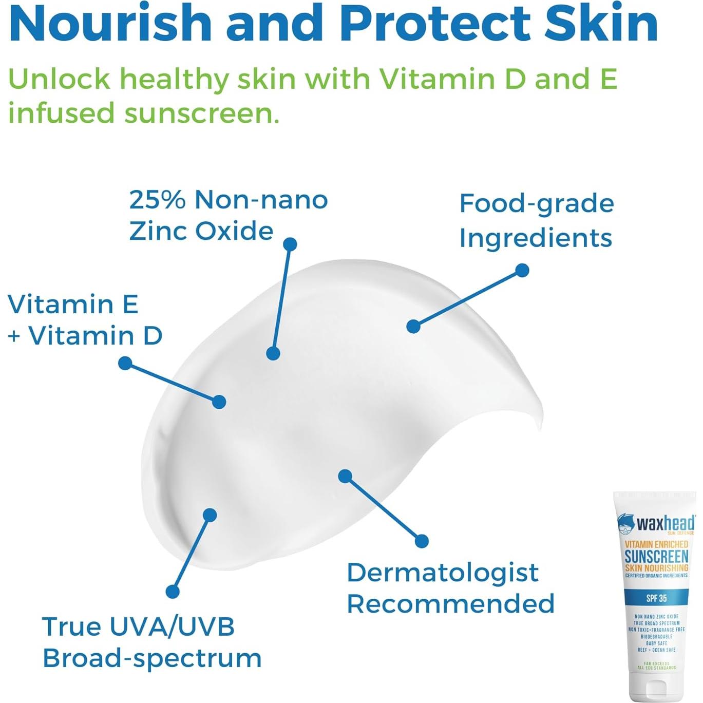 Protector Solar Mineral Waxhead 113g - Óxido de Zinc No Nano