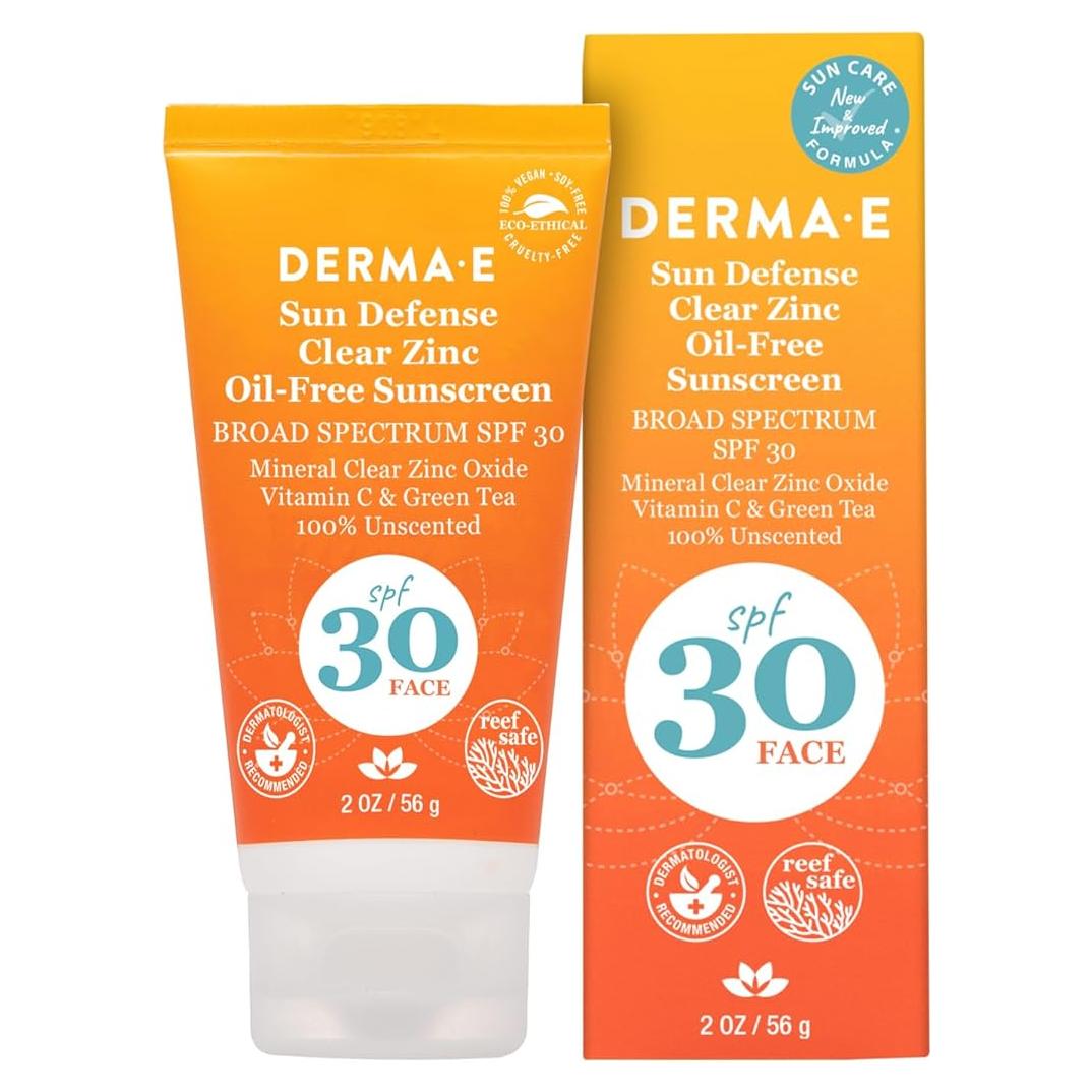 Protector Solar Facial DERMA E SPF 30 Sin Aceite 56.7 g