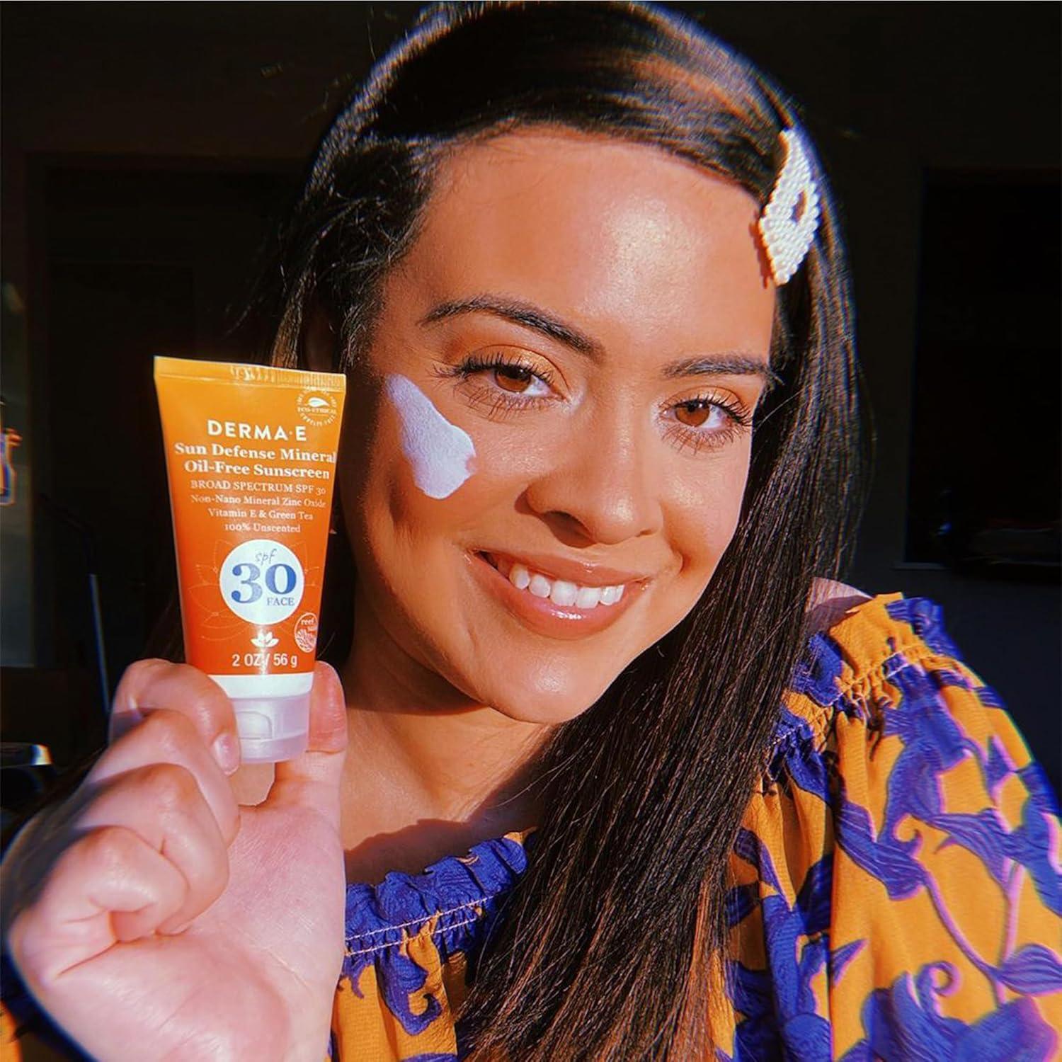 Protector Solar Facial DERMA E SPF 30 Sin Aceite 56.7 g