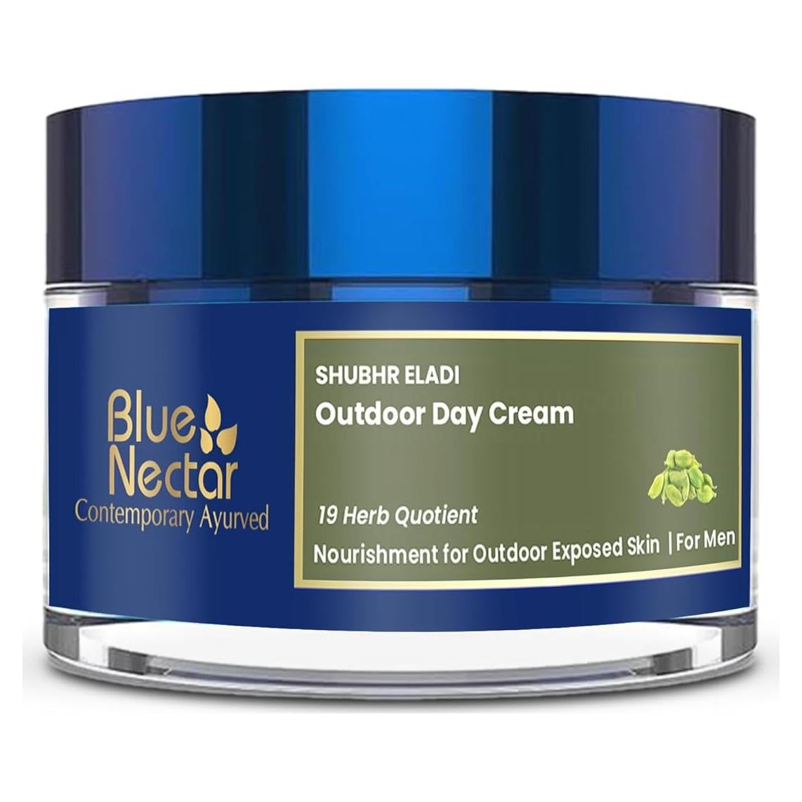 Crema Hidratante Iluminadora Azul Nétar para Hombres SPF 30