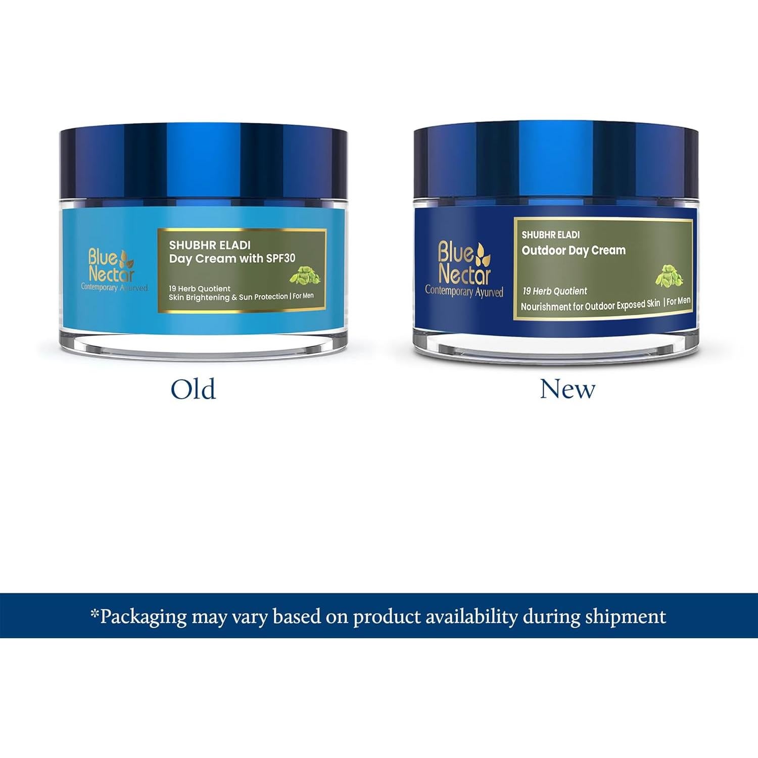 Crema Hidratante Iluminadora Azul Nétar para Hombres SPF 30