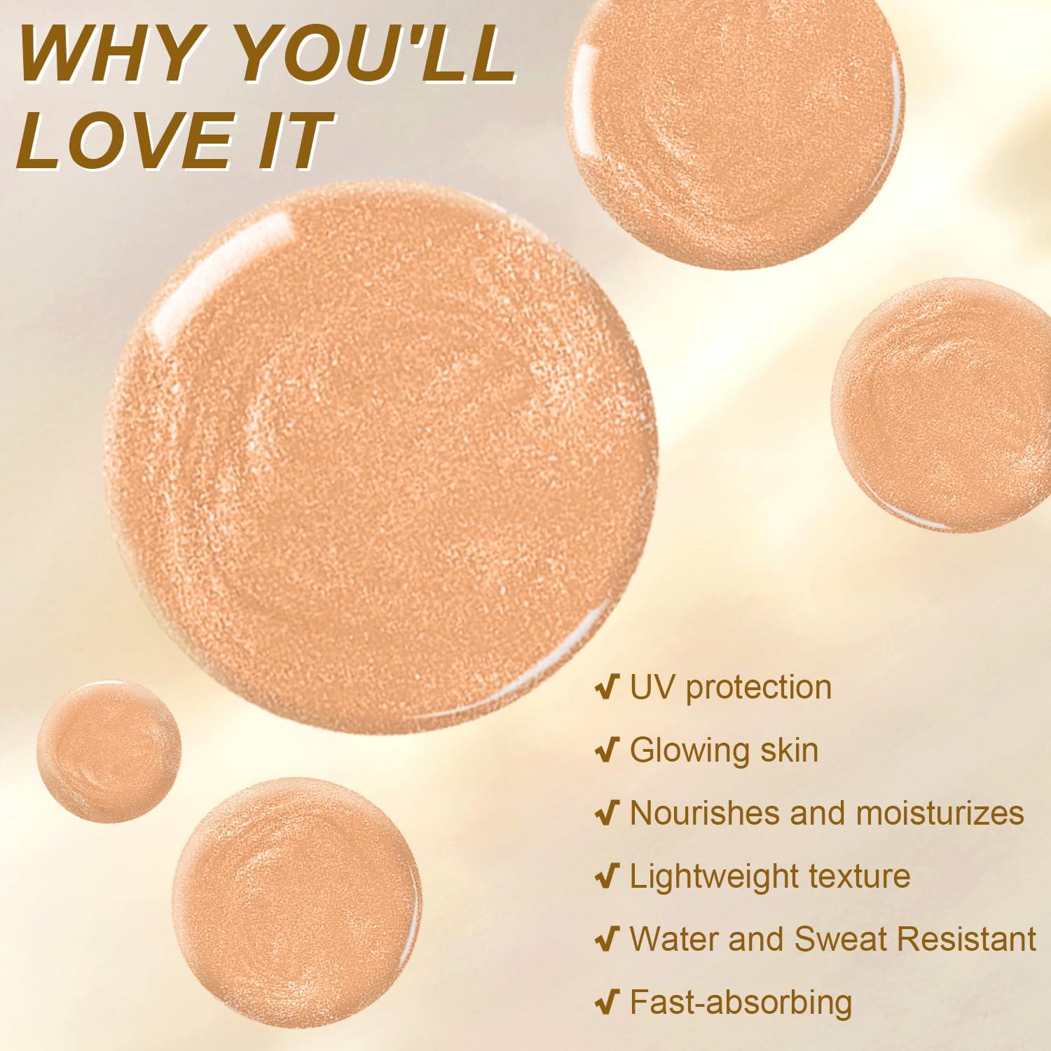 Aceite Brillante Corporal Meilury SPF 45 Hidratante 109.8 ml