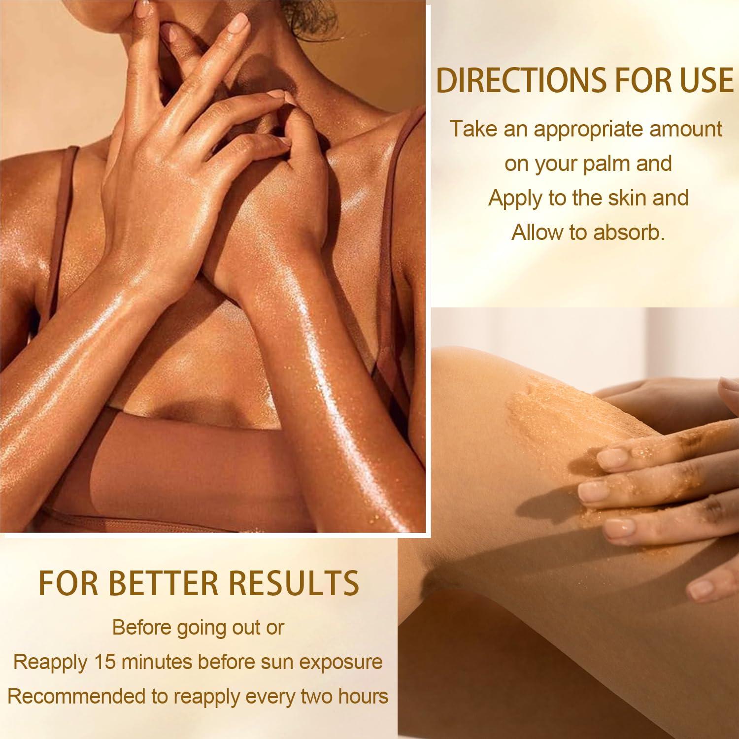 Aceite Brillante Corporal Meilury SPF 45 Hidratante 109.8 ml