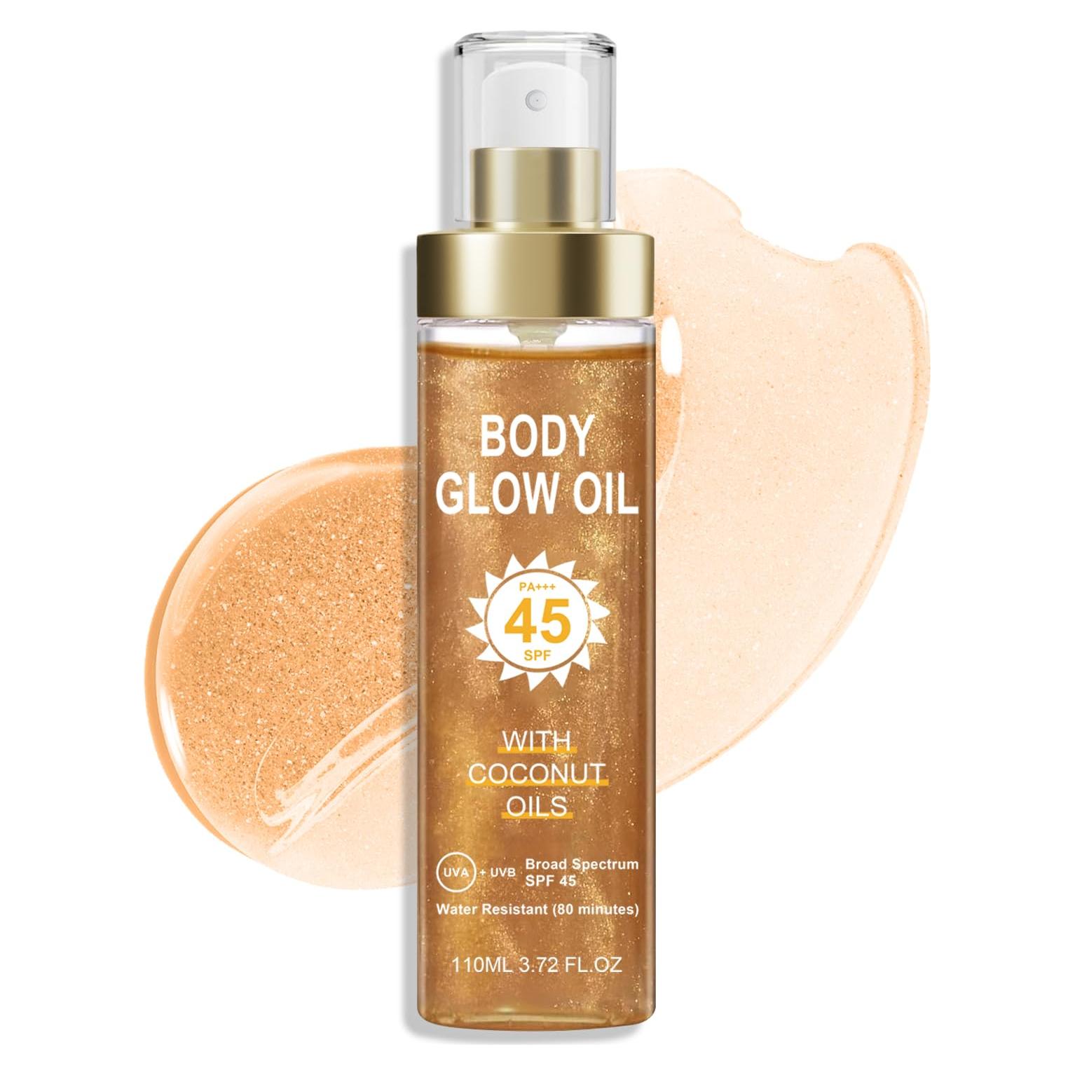 Aceite Brillante Corporal GADMLURY SPF 45 109.8 ml Ámbar