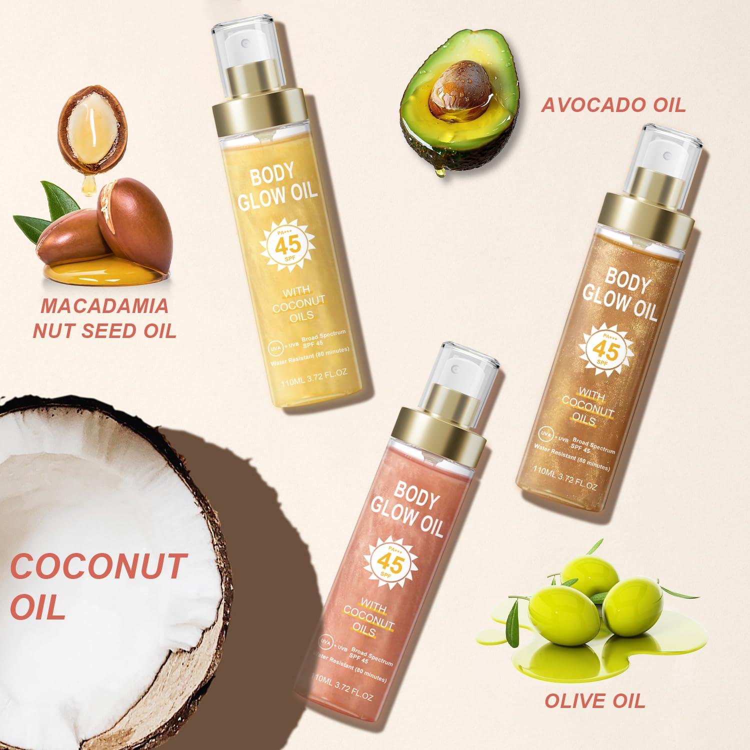 Aceite Brillante Corporal GADMLURY SPF 45 109.8 ml Ámbar