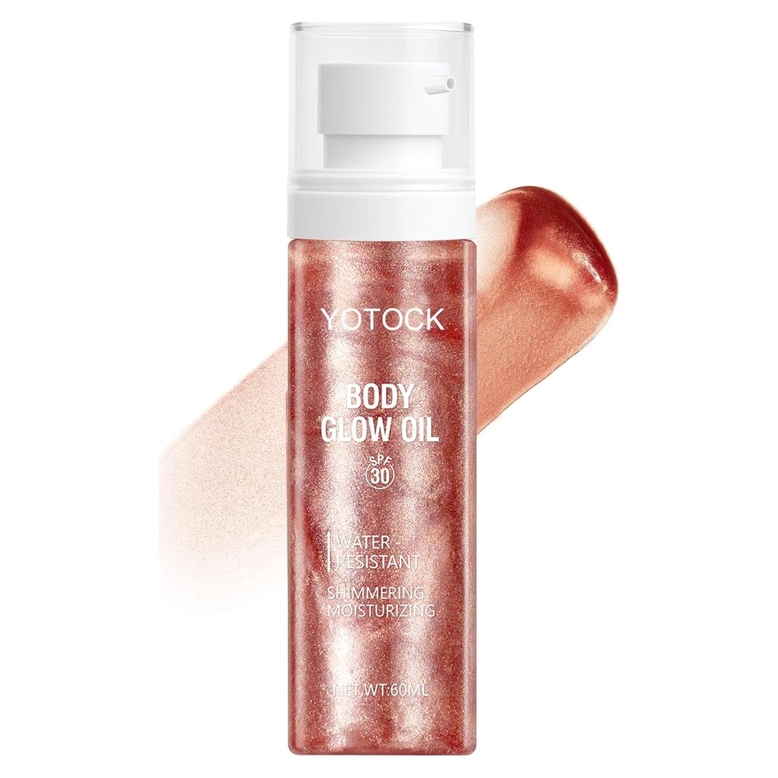 Aceite Corporal Hidratante Yotock Rosa Dorado SPF30 100ml