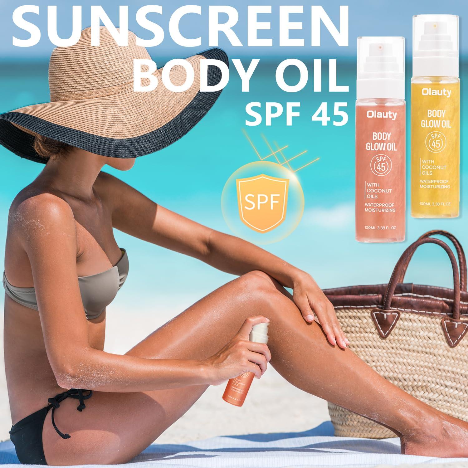 Aceite Brillante Corporal BliBling SPF 45 Hidratante 100 ml