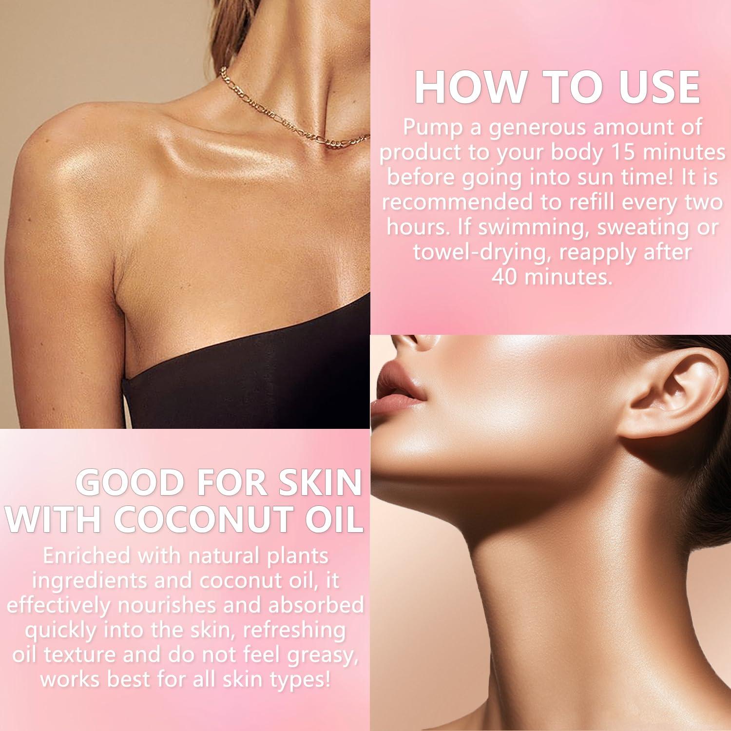 Aceite Brillante Corporal BliBling SPF 45 Hidratante 100 ml