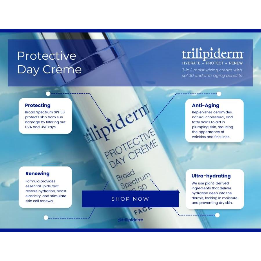 Paquete Beach Lover Trilipiderm - Crema Hidratante y SPF 30