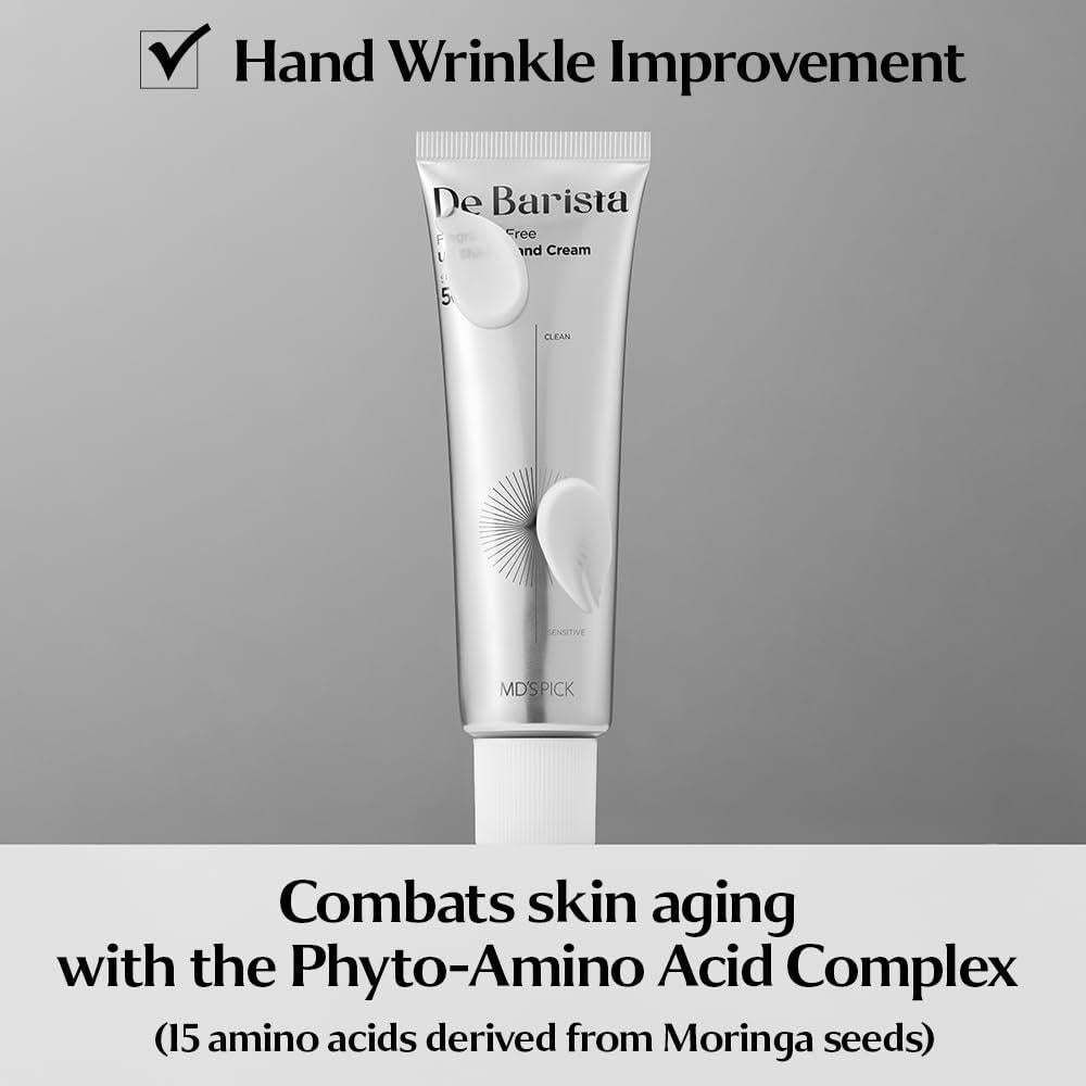 Crema de Manos Barista MD's Pick SPF50+ PA++++ 50g - Hidratante Vegana