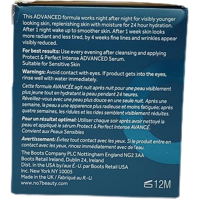 Crema Facial Sin Fragancia No 7 - Día y Noche 50 ml c/u - SPF 30